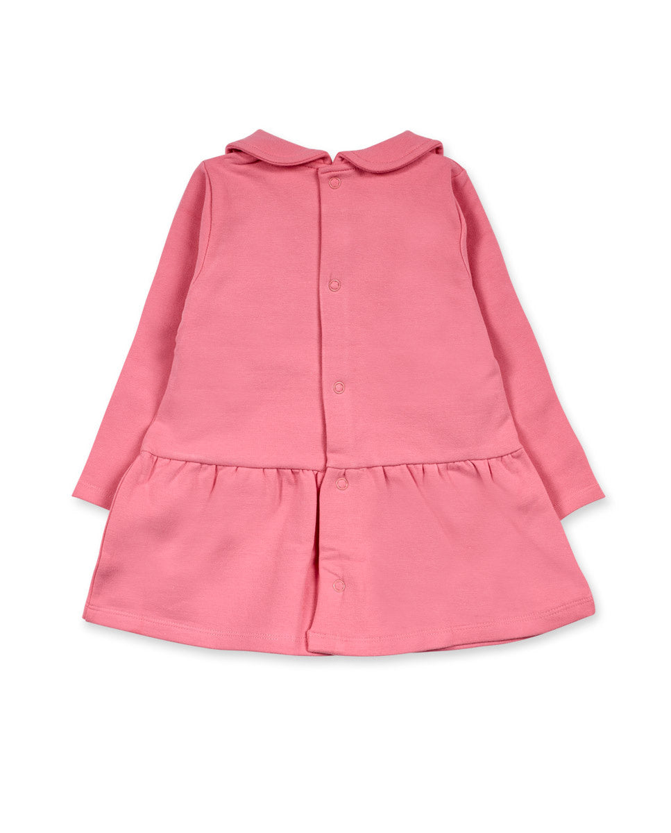 Vestido felpa rosa niña Happy Cookies