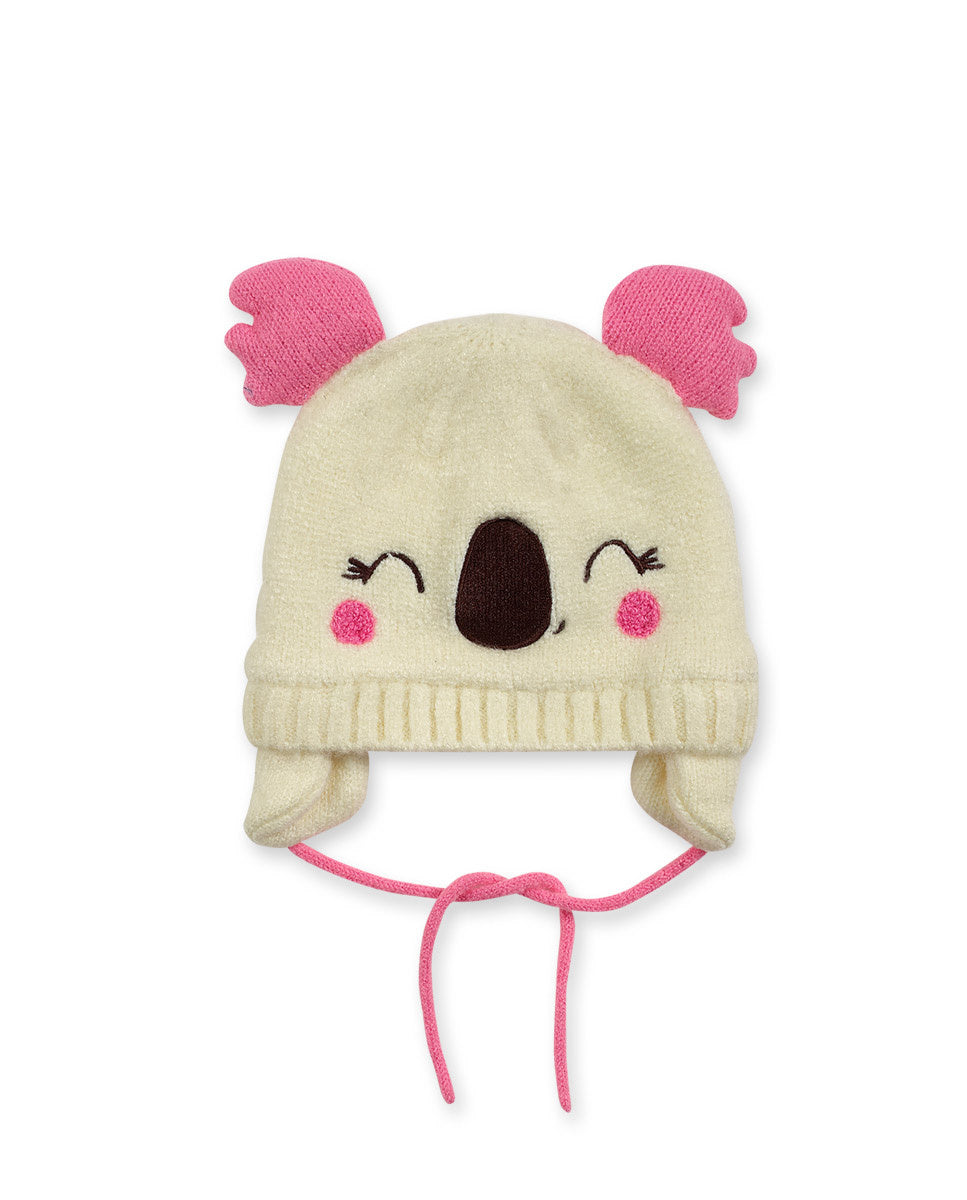 Gorro tricot blanco niña Happy Cookies