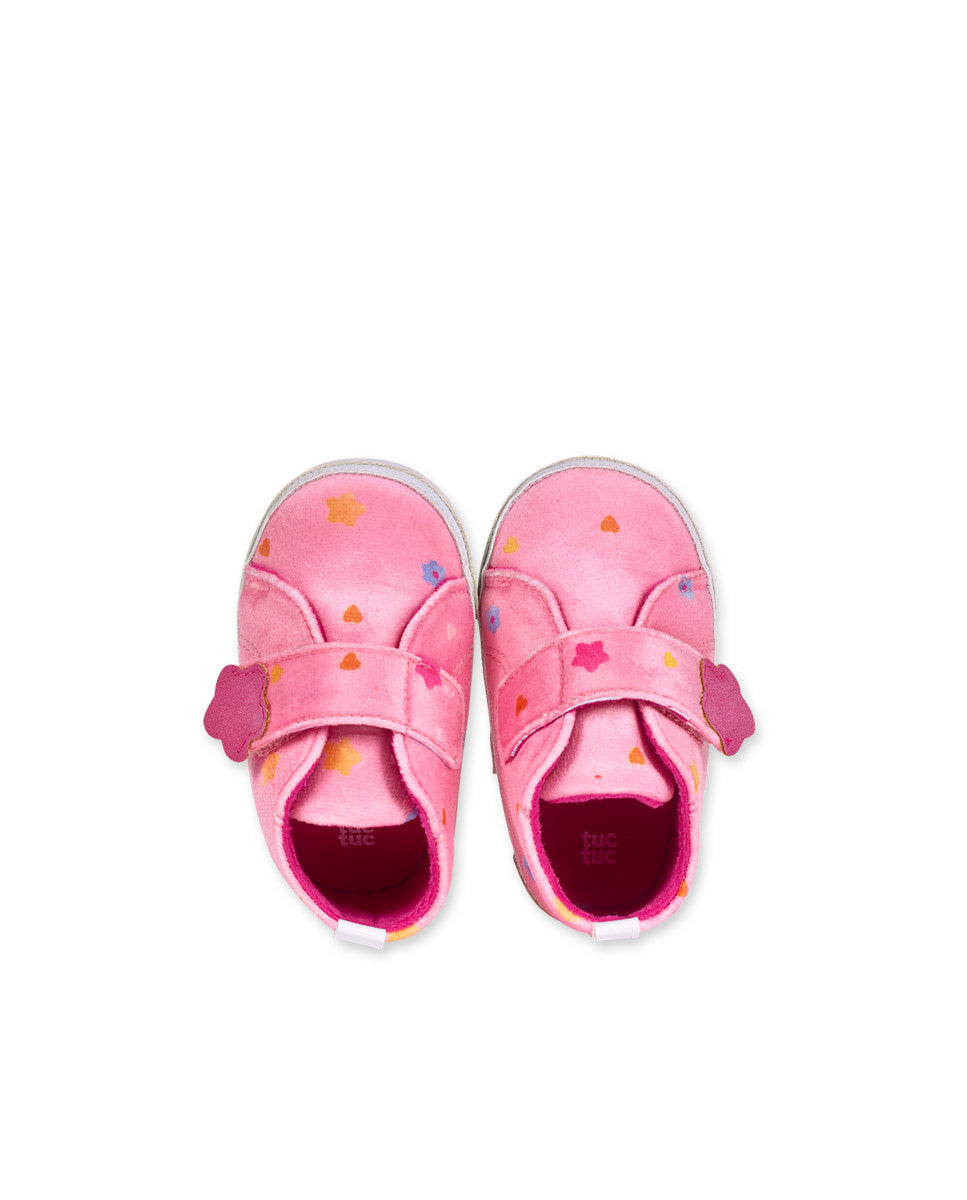 Zapatitos plana rosa niña Happy Cookies