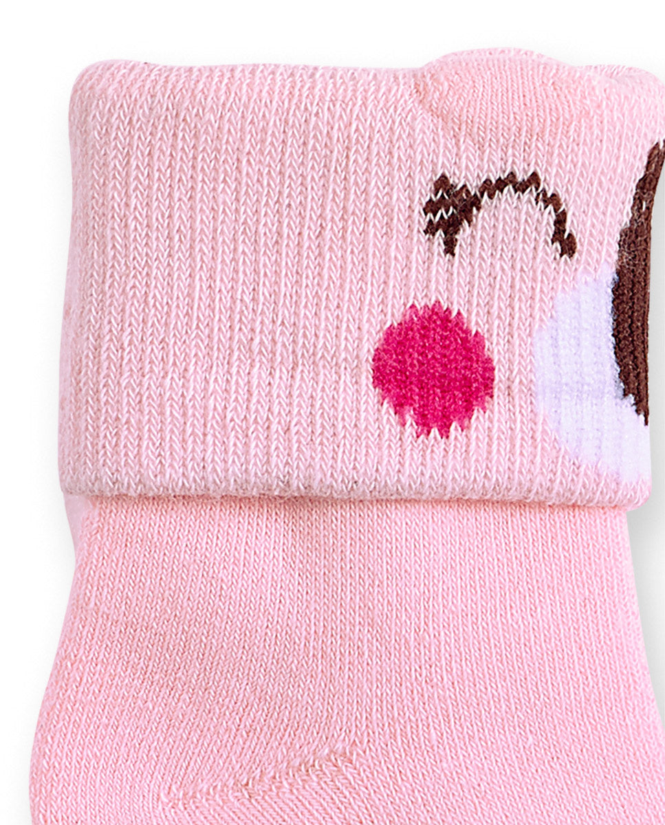 Calcetines rosa niña Happy Cookies