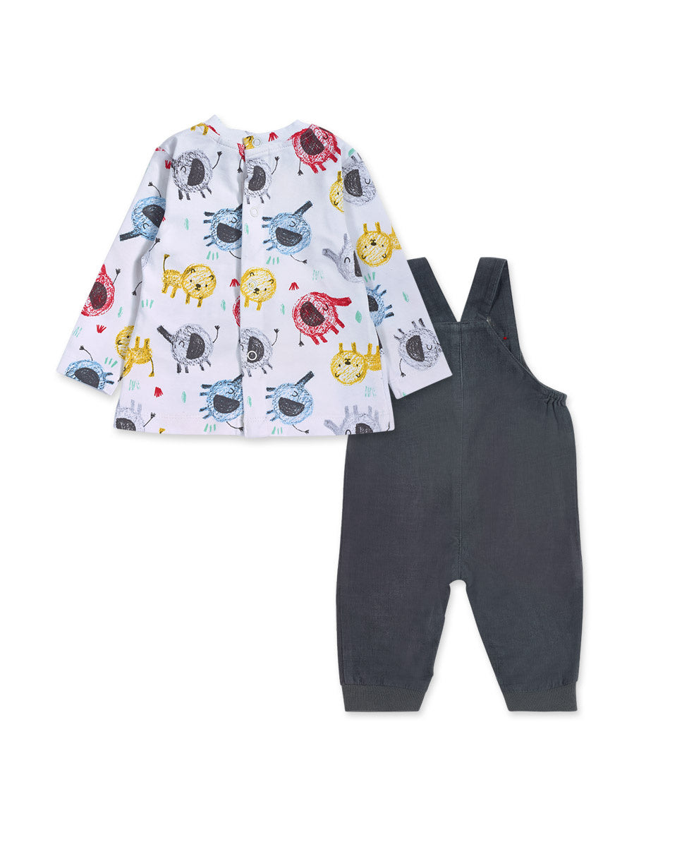 Conjunto punto gris niño P'tit Zoo
