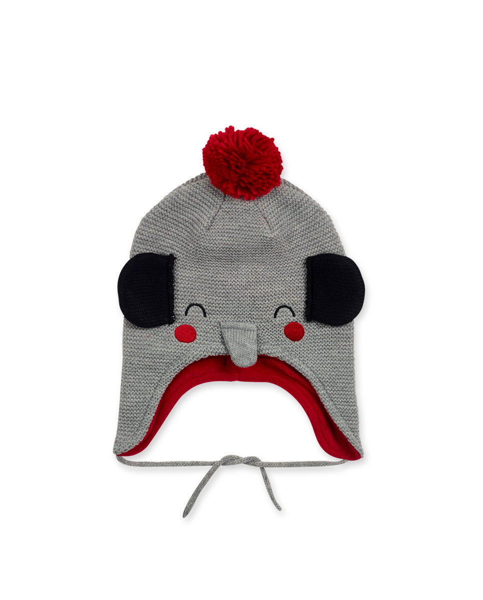 Gorro tricot gris niño P'tit Zoo