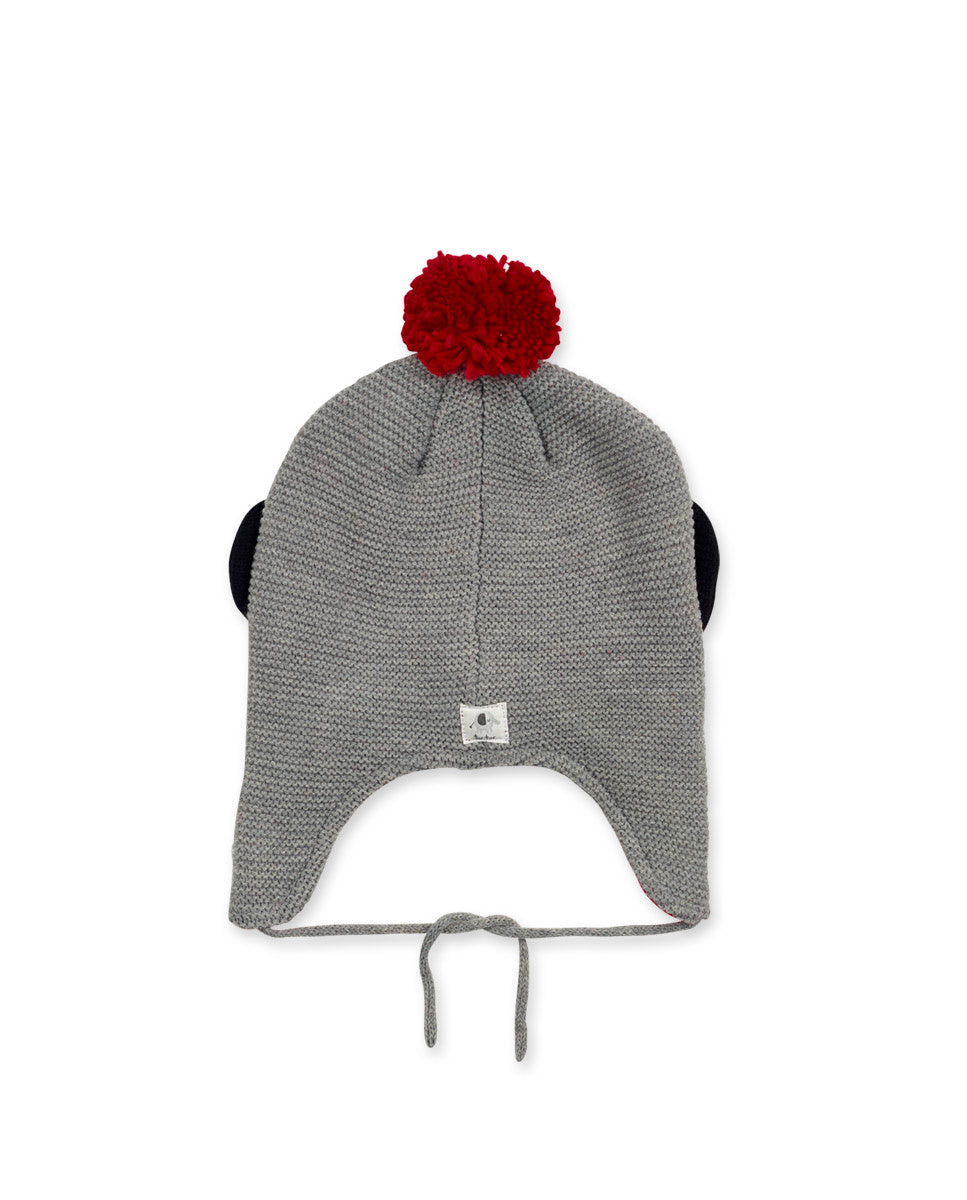 Gorro tricot gris niño P'tit Zoo