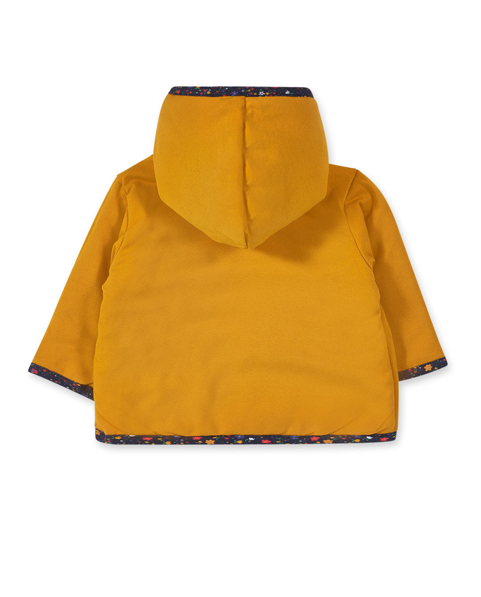 Parka reversible amarilla niña Pugs Life