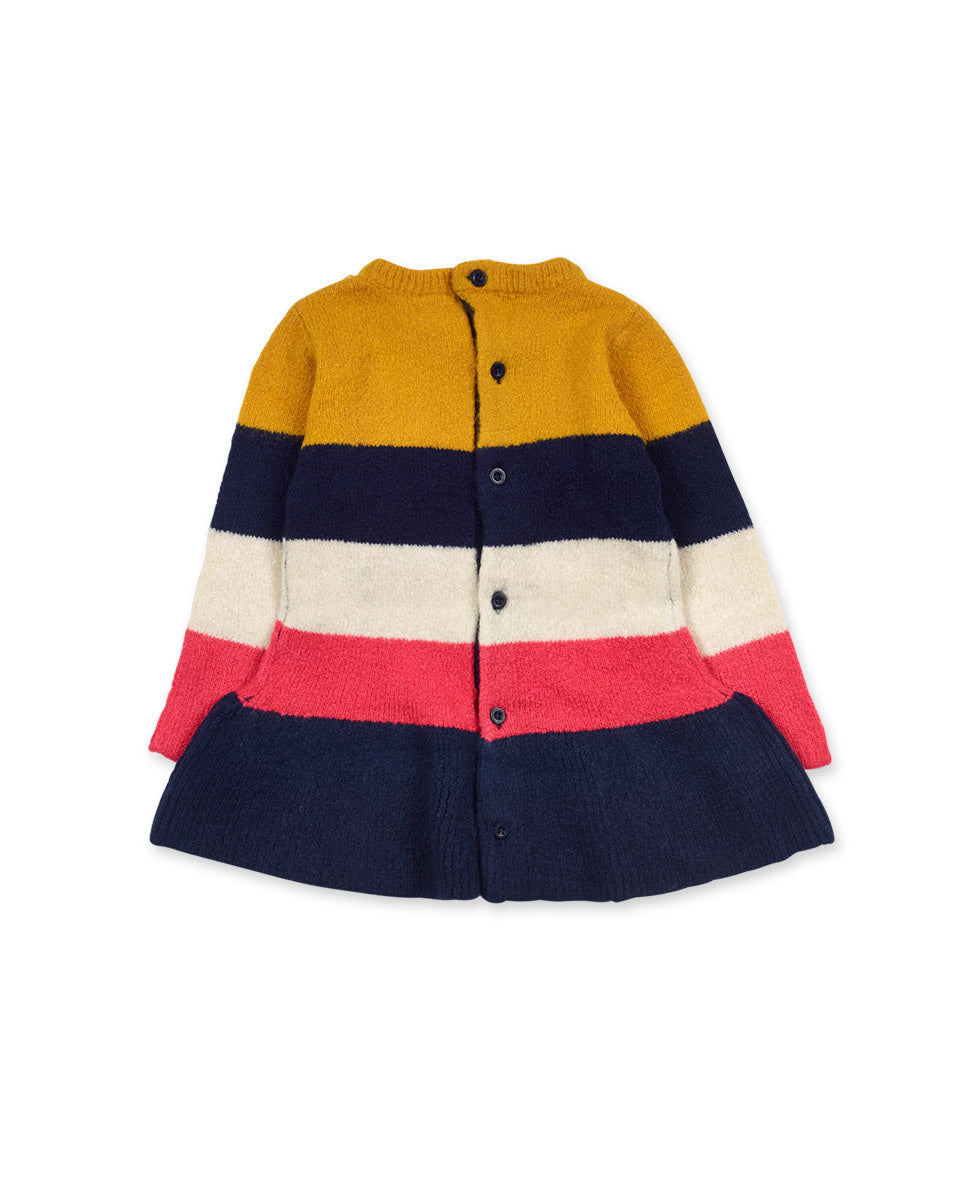 Vestido tricot beige niña Pugs Life