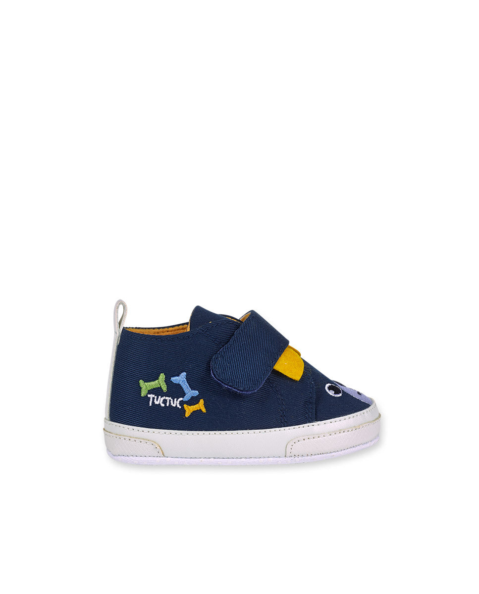 Zapatitos plana azul niño Pugs Life