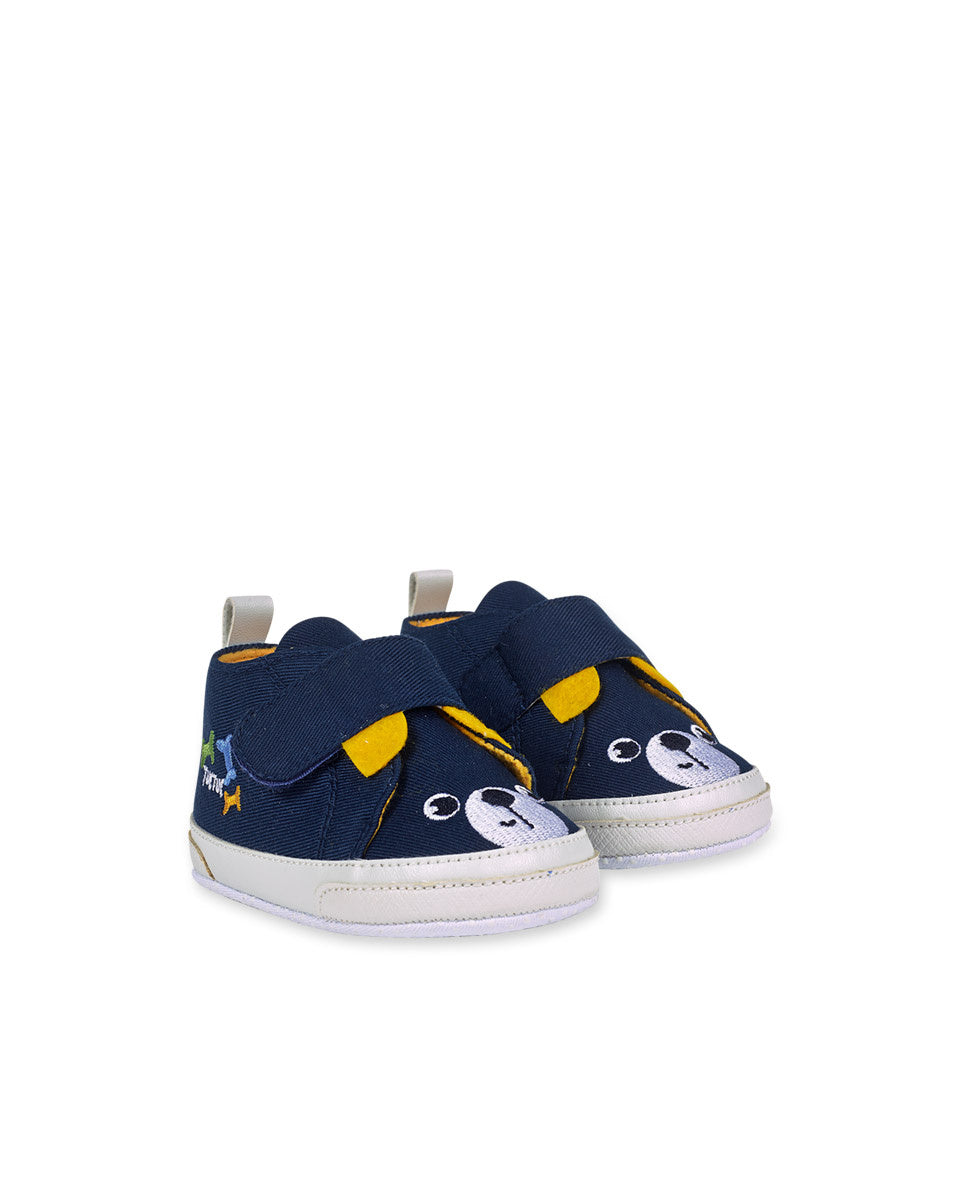 Zapatitos plana azul niño Pugs Life
