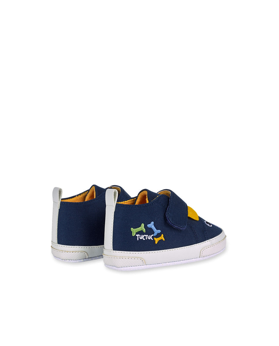 Zapatitos plana azul niño Pugs Life