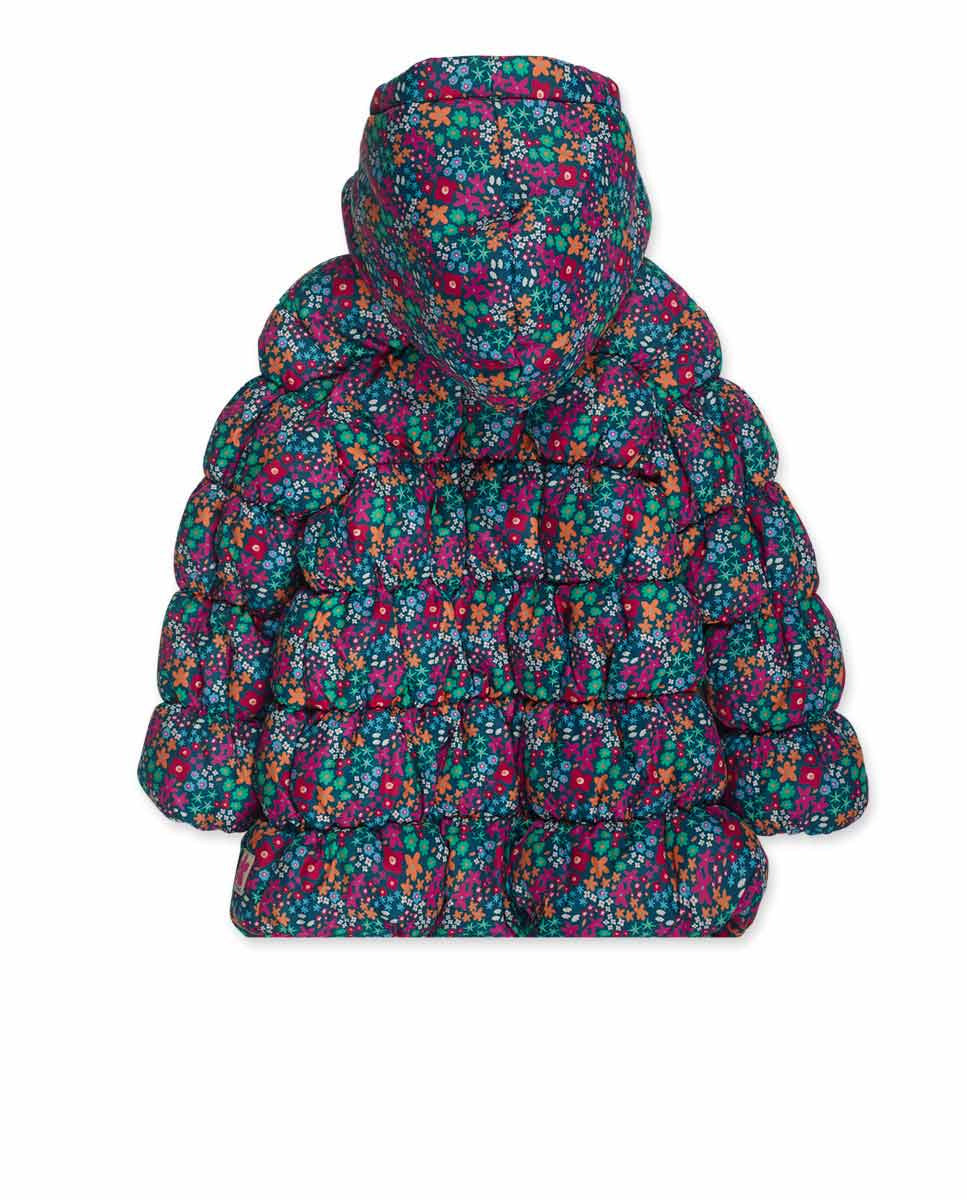 Parka acolchada rosa niña Treking Time