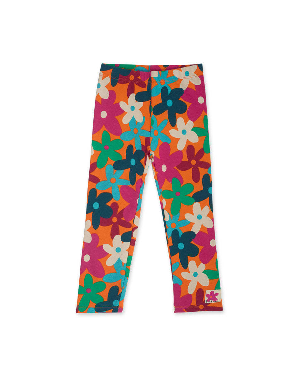 Legging felpa naranja niña Trecking Time