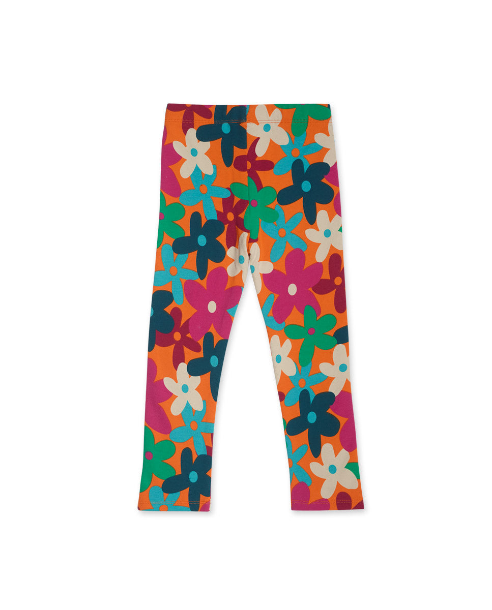 Legging felpa naranja niña Trecking Time