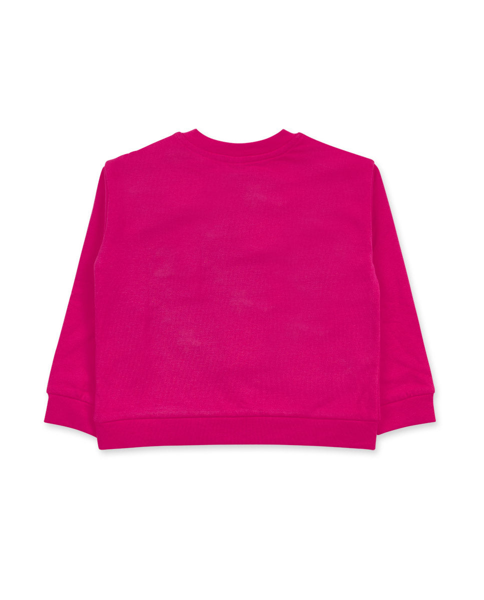 Sudadera felpa rosa niña Trecking Time