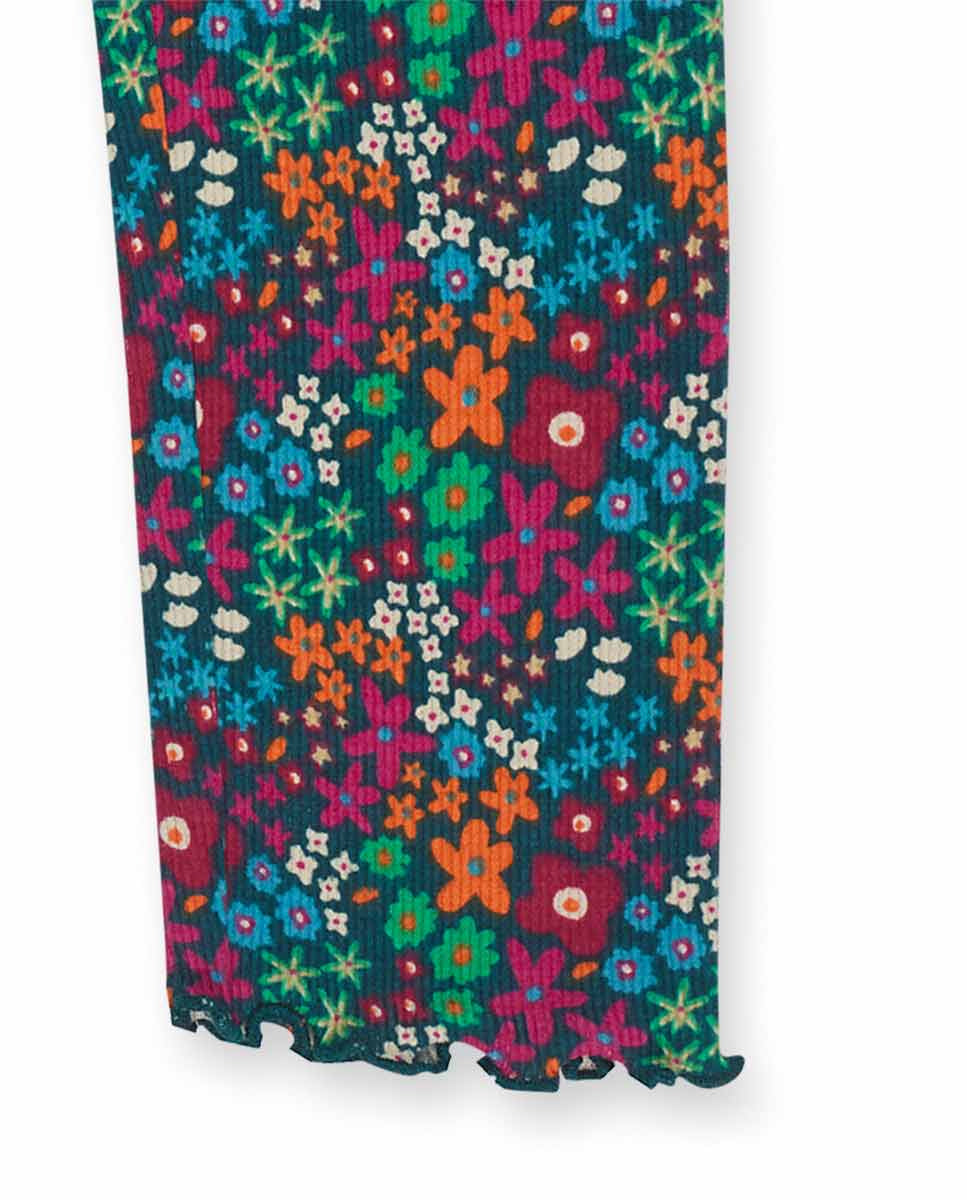 Legging punto verde niña Trecking Time