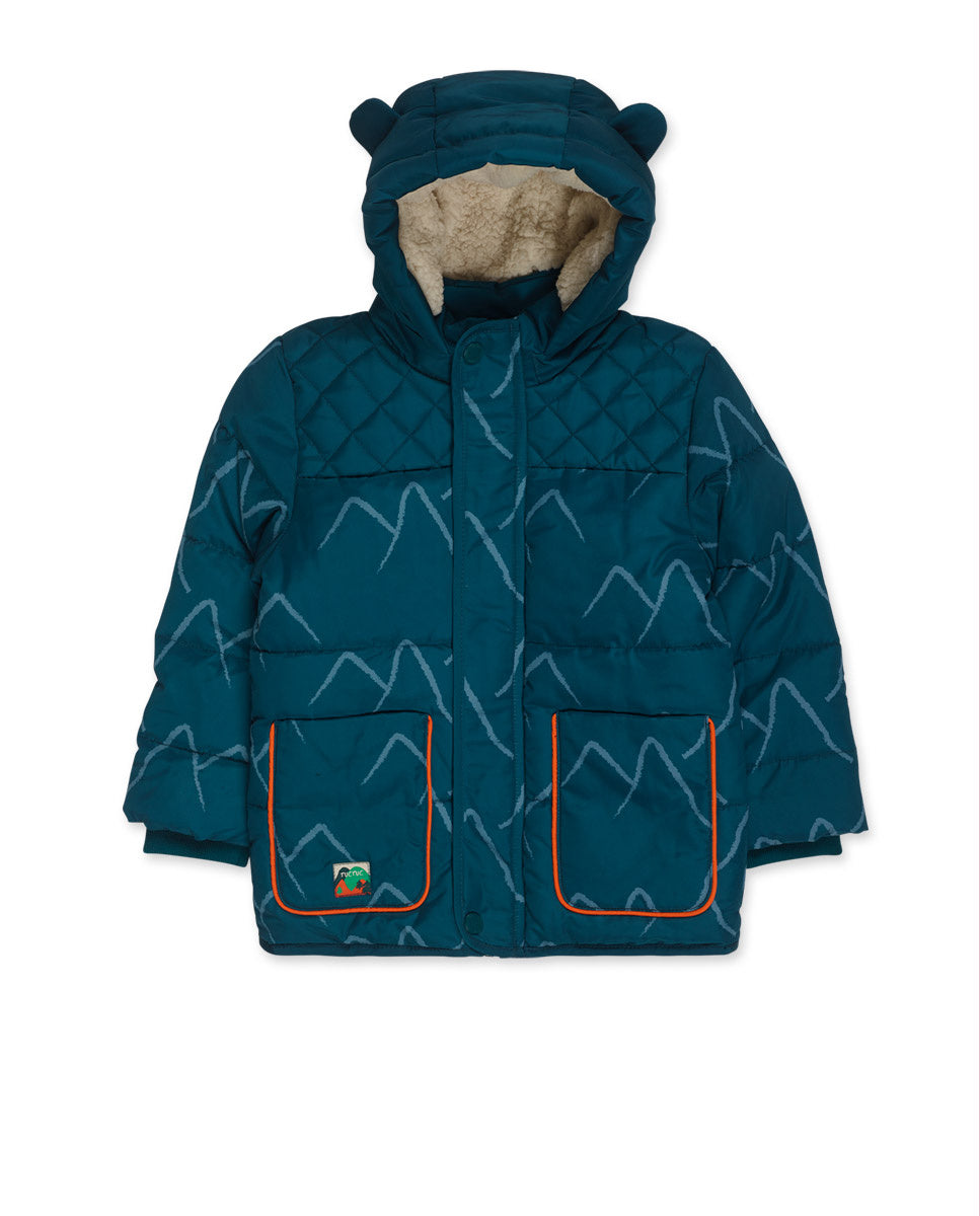 Parka verde niño Trecking Time