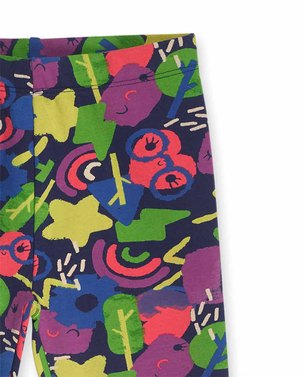 Conjunto felpa lila niña Robot Maker