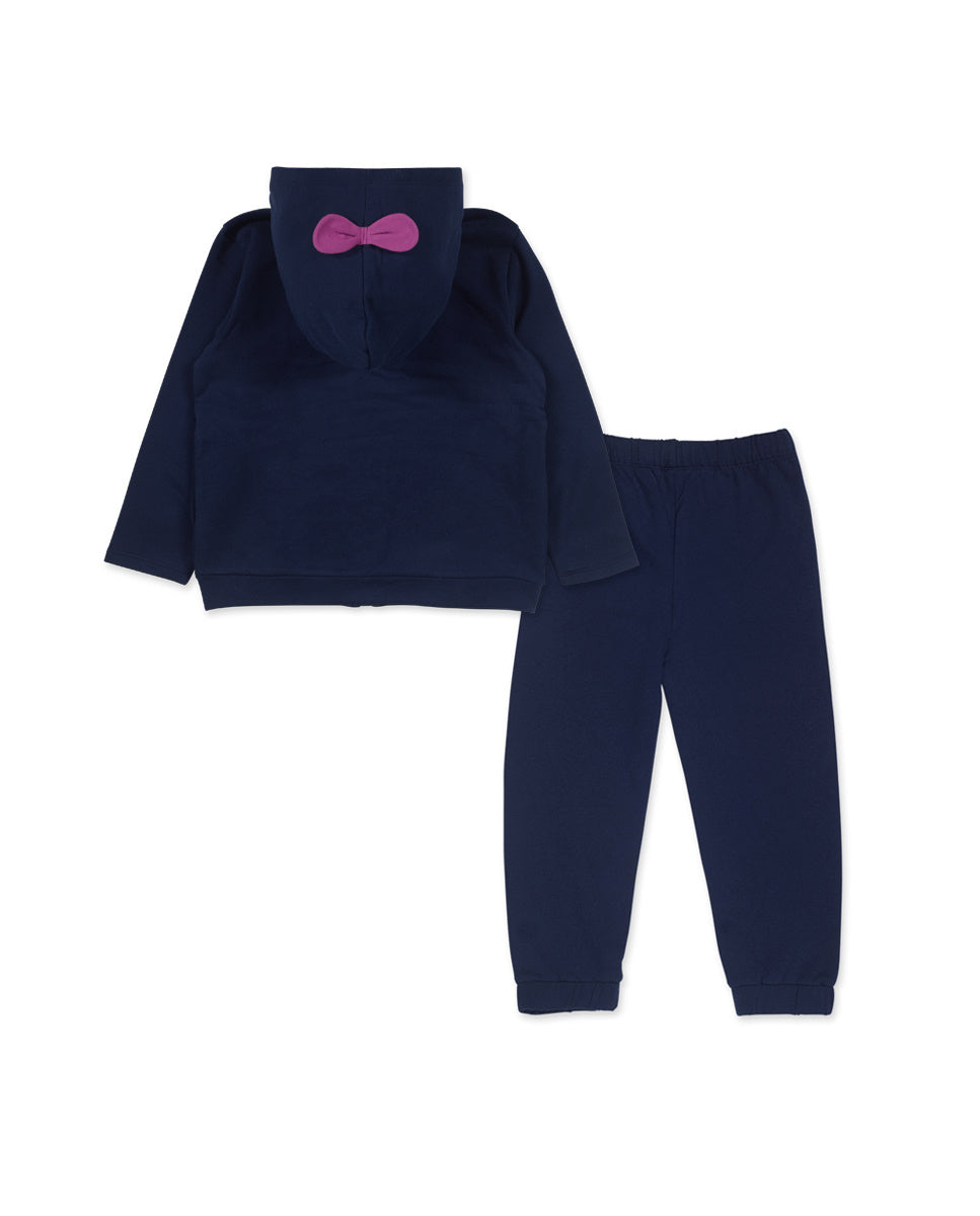 Conjunto felpa azul niña Robot Maker