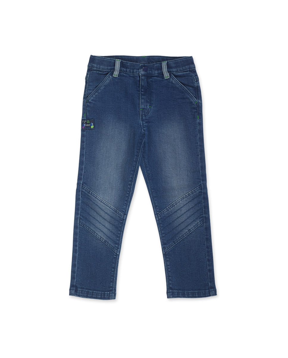Pantalón denim azul Robot Maker