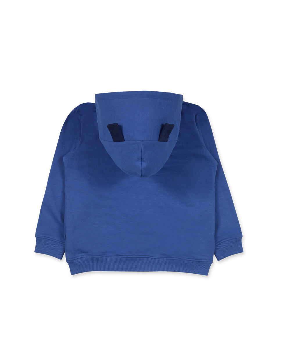 Sudadera felpa azul niño Robot Maker
