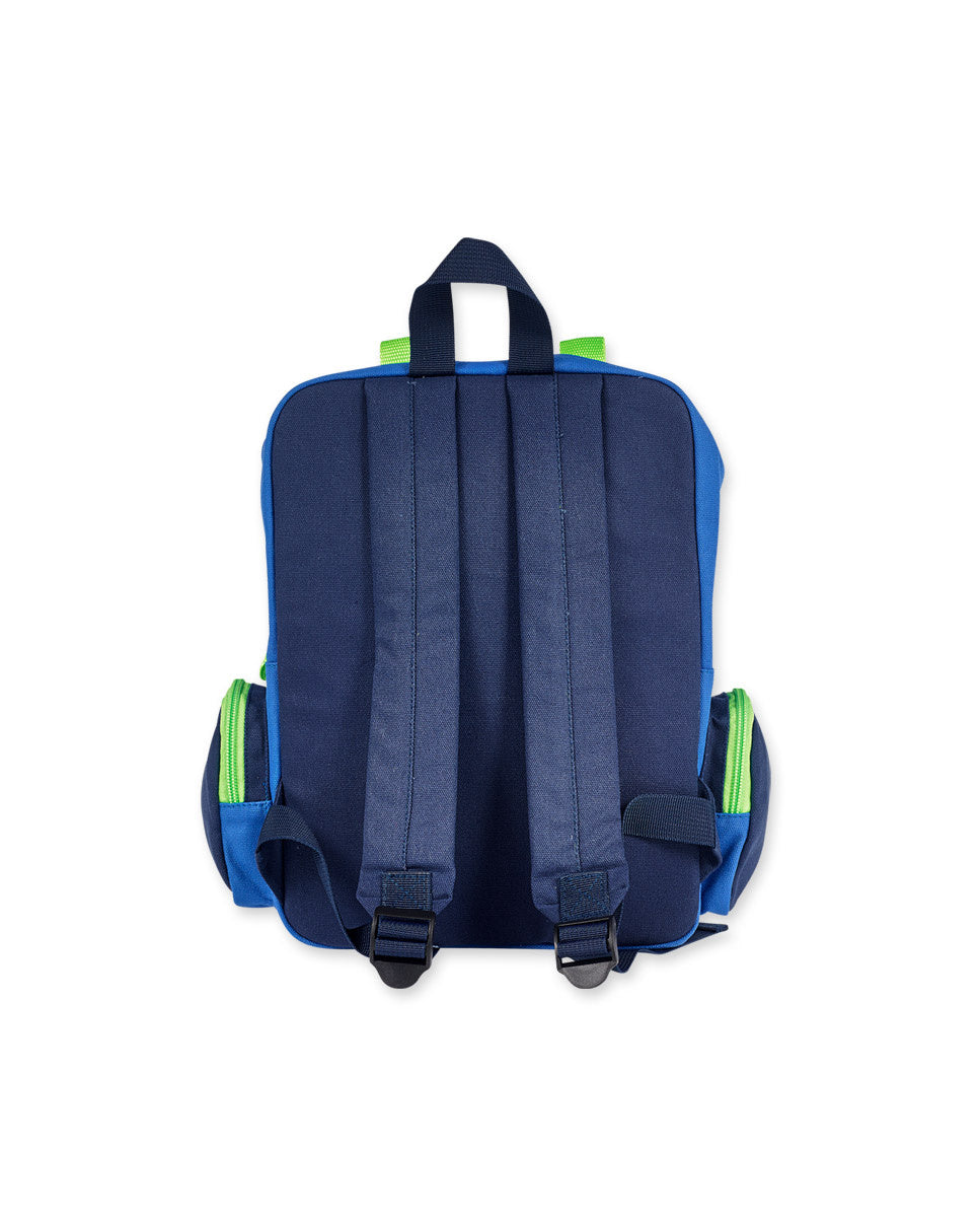 Mochila azul niño Robot Maker