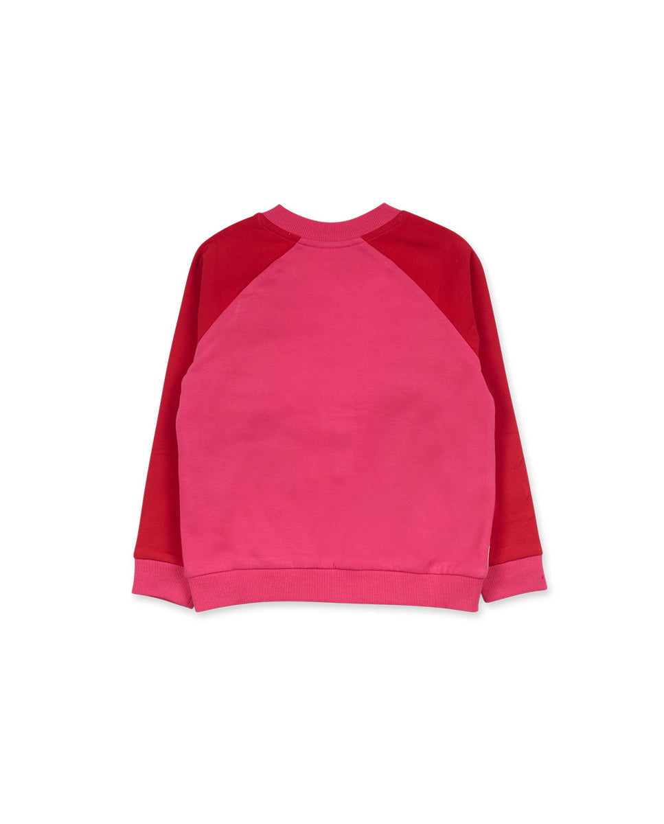 Chaqueta felpa rojo niña Besties