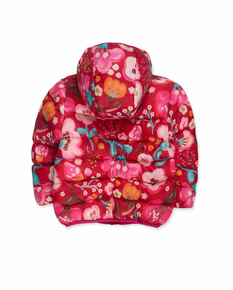 Parka acolchada rojo niña Besties