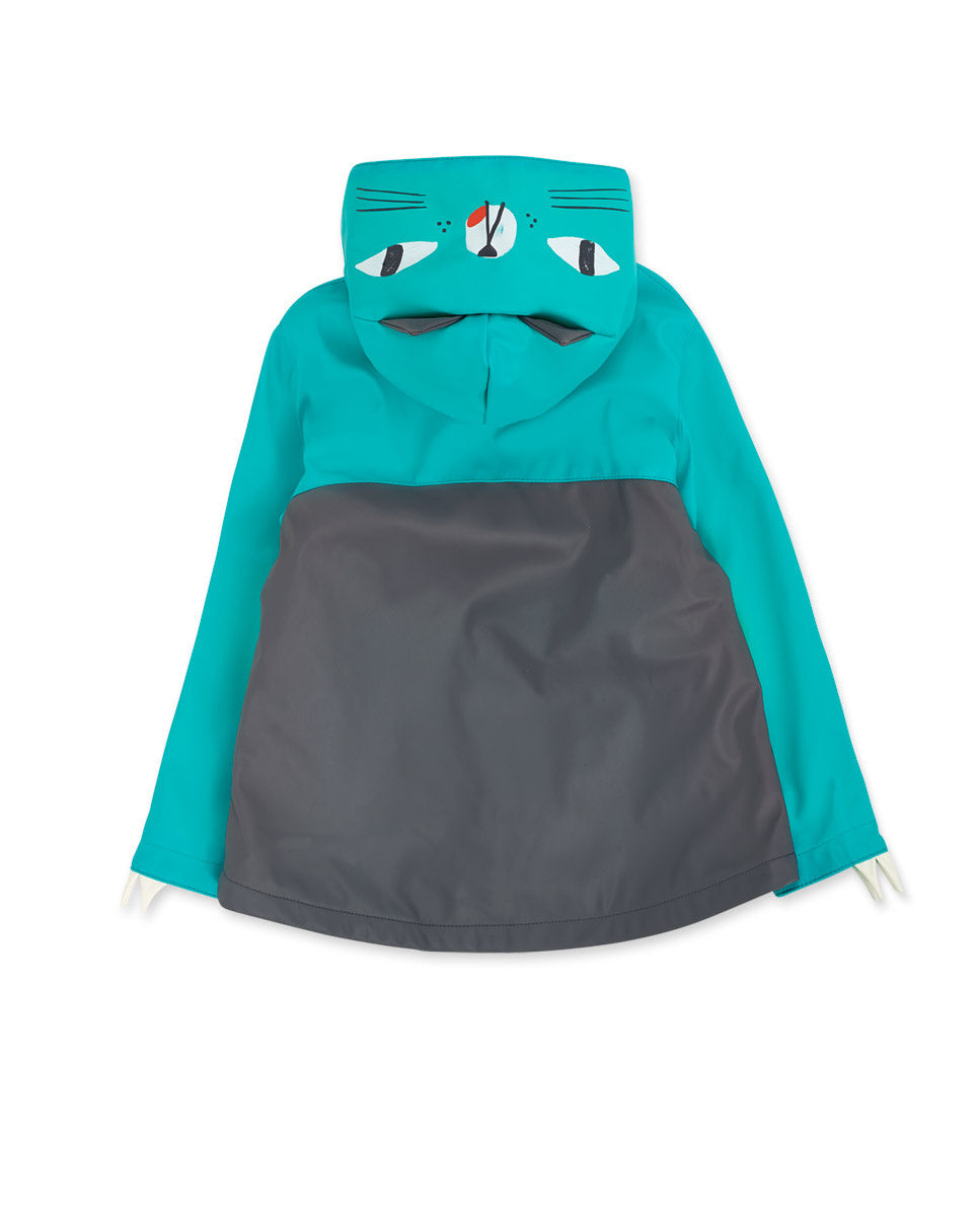 Gabardina gris niño Cattitude