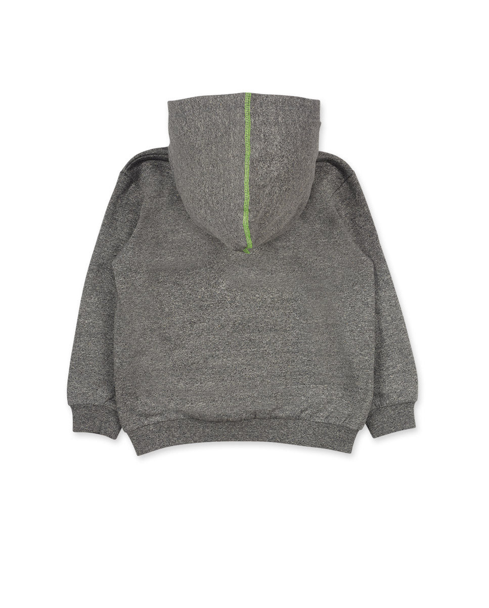 Chaqueta felpa gris niño Cattitude