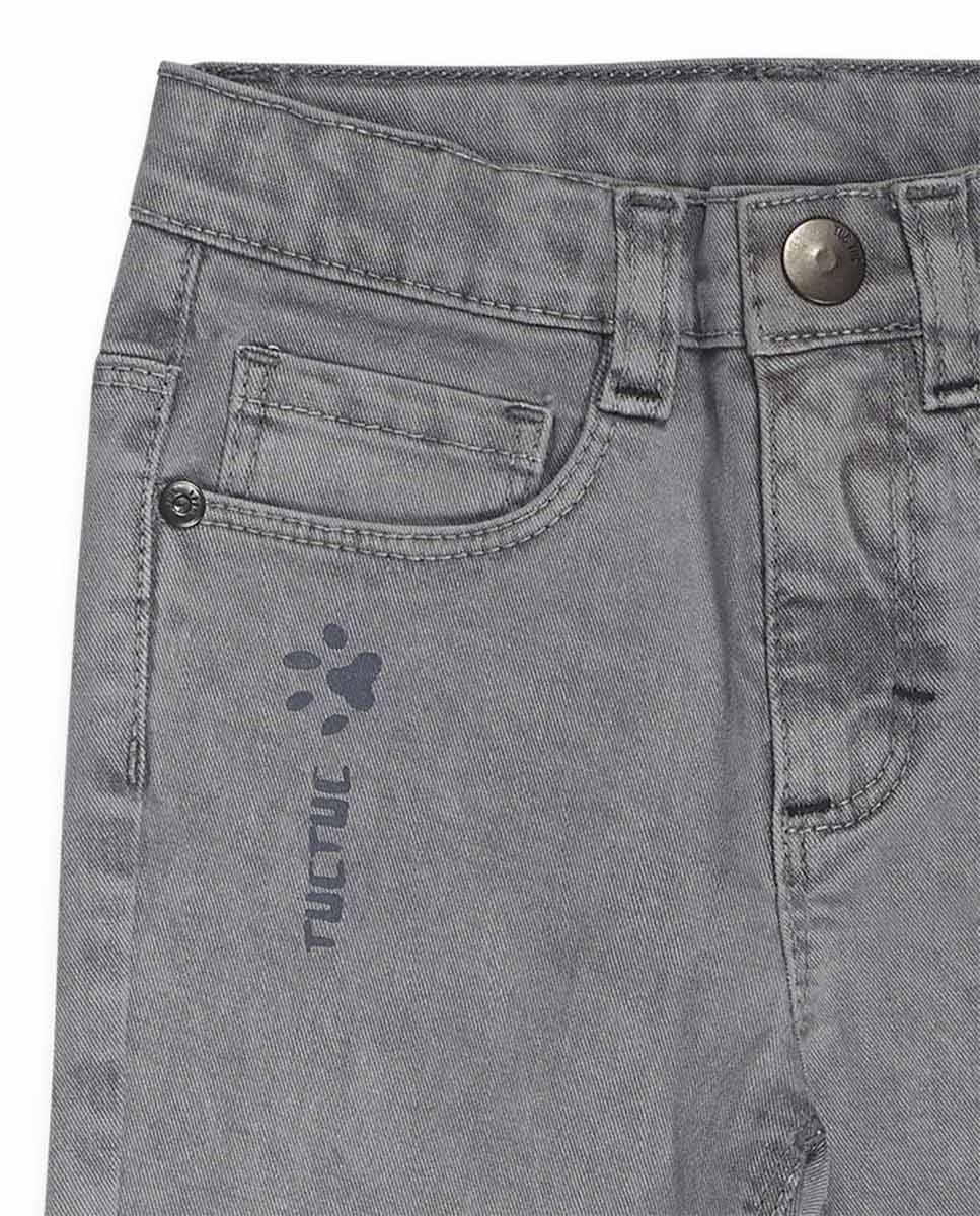 Pantalón sarga gris niño Big Hugs