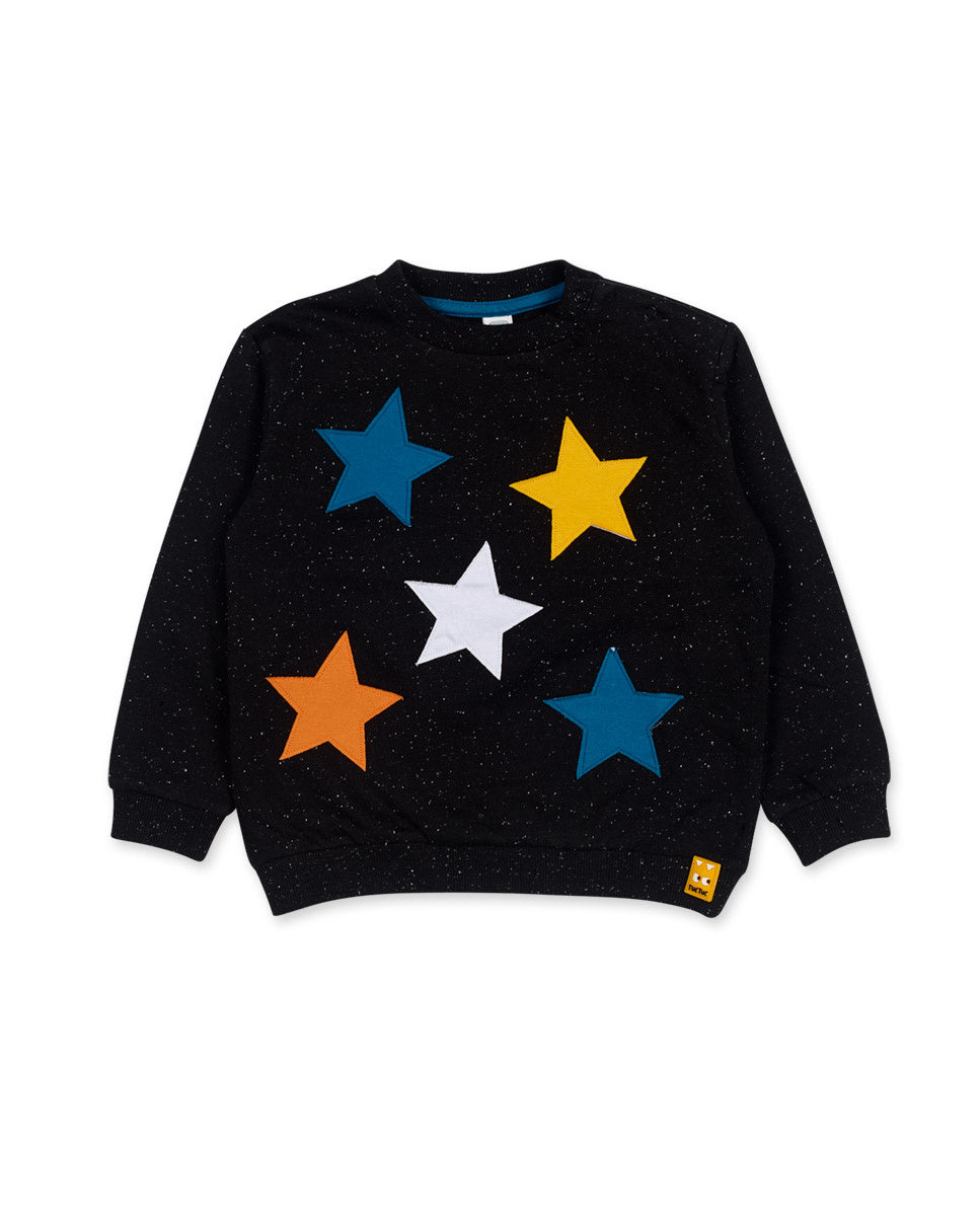 Sudadera felpa negro niño Big Hugs