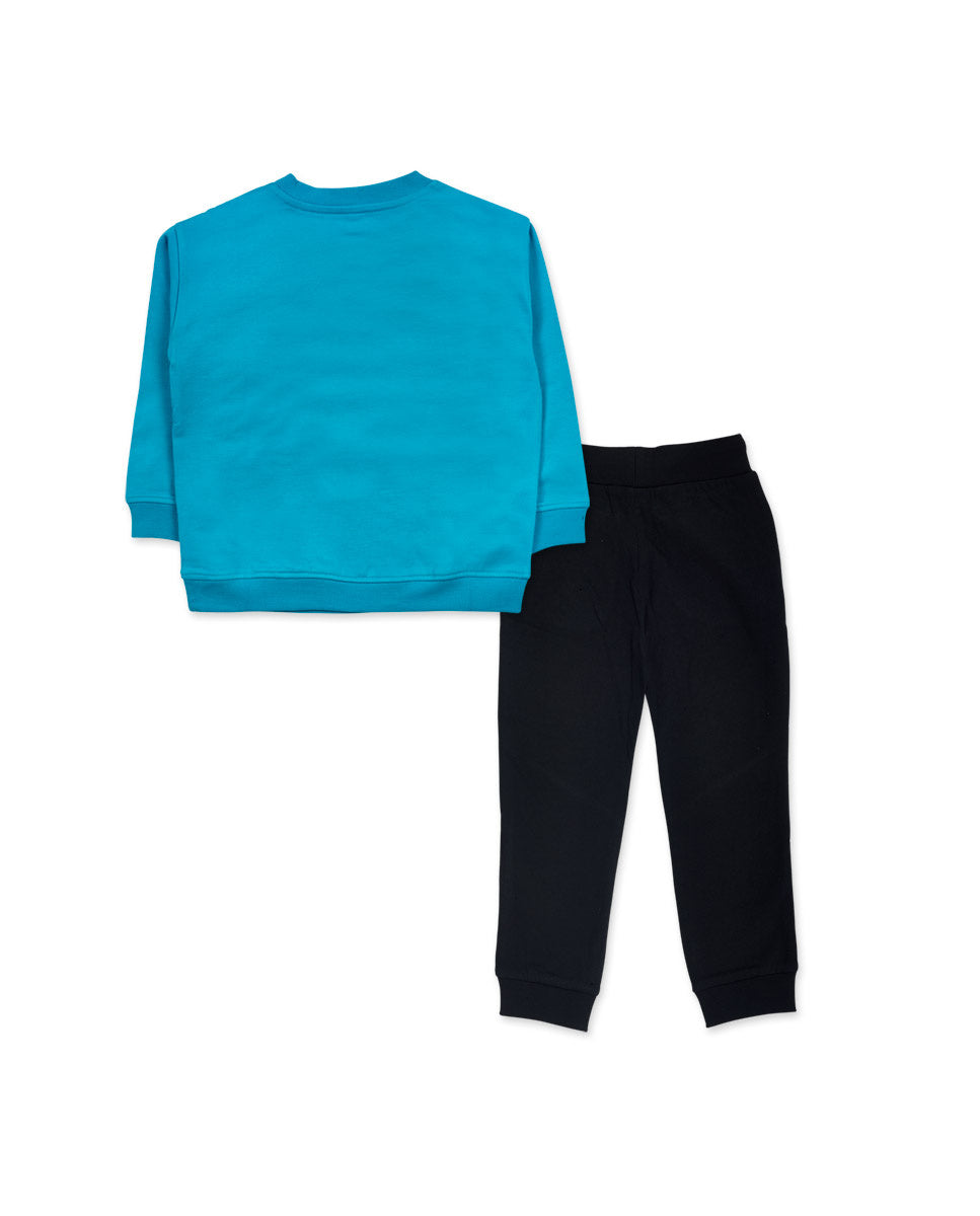 Conjunto felpa azul de niño Big Hugs