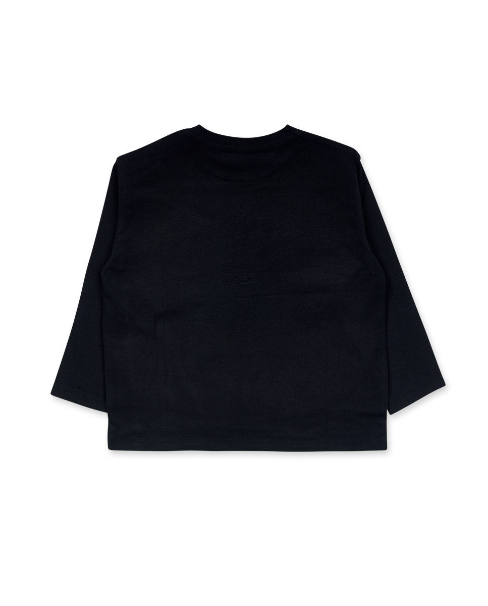 Camiseta punto negro niño Big Hugs
