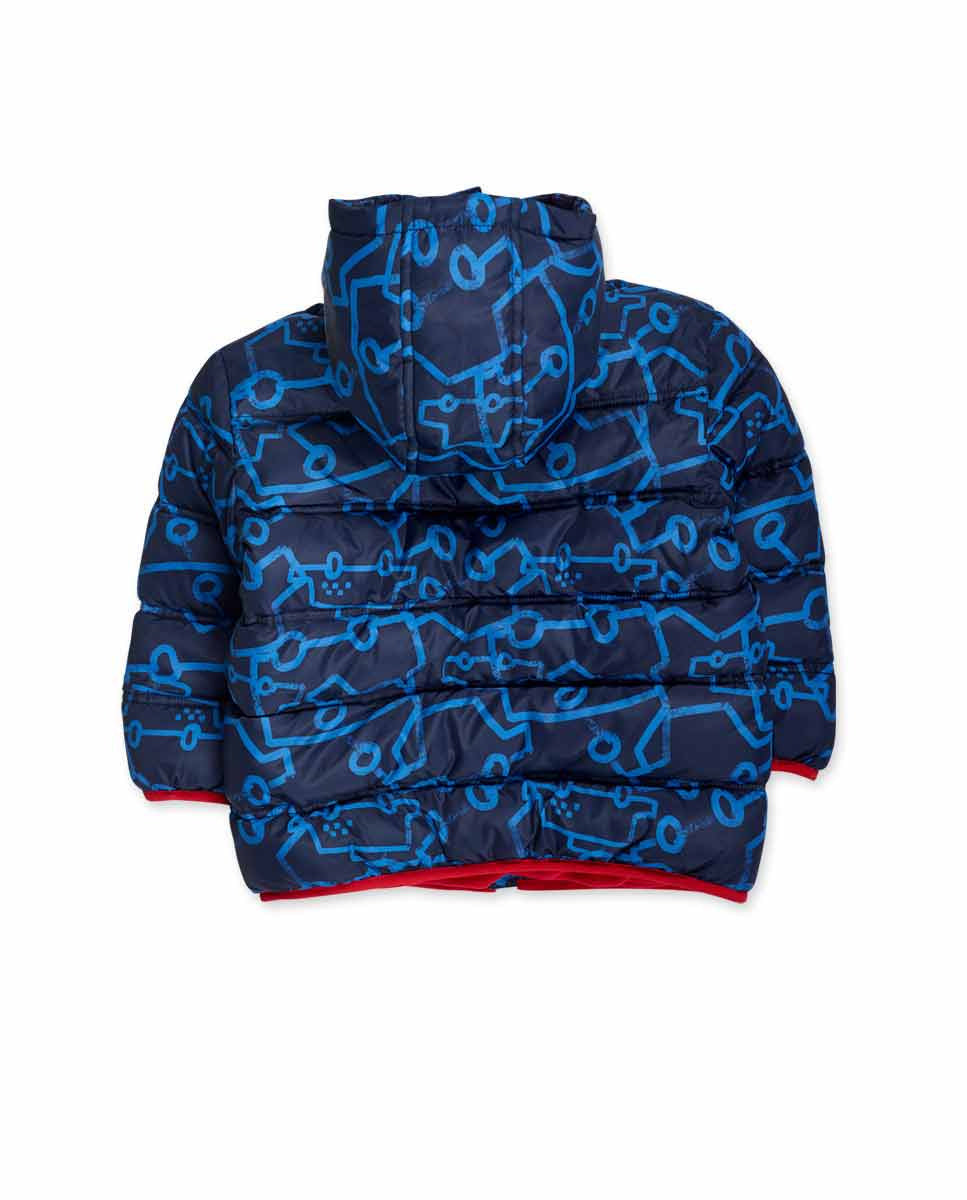 Parka acolchada azul niño Road to Adventure