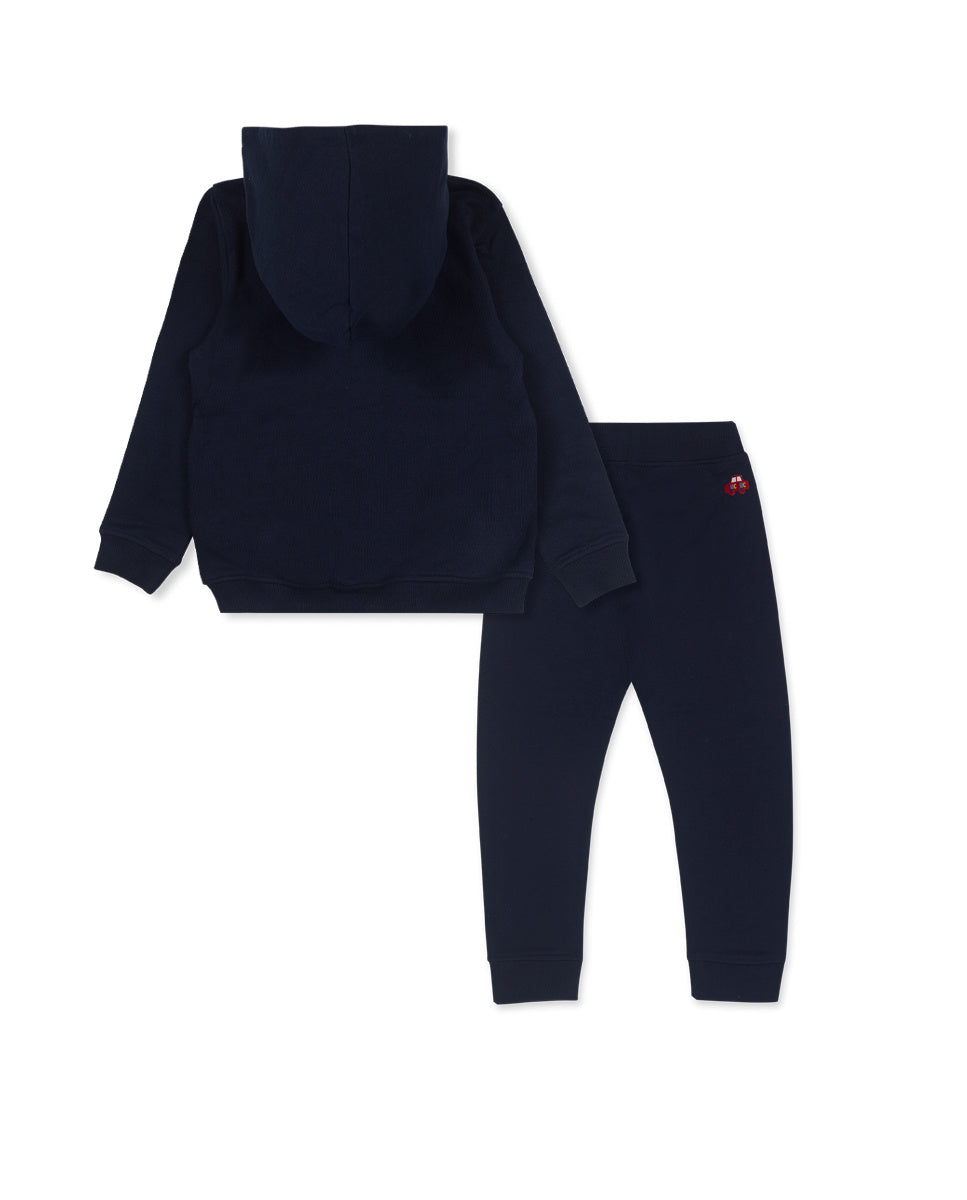 Conjunto felpa azul niño Road to Adventure
