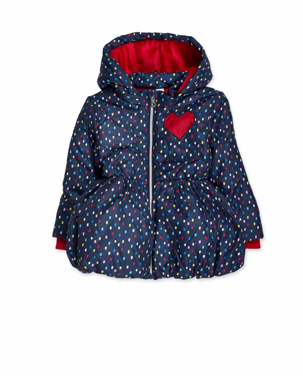 Parka acolchada azul niña Road to Adventure