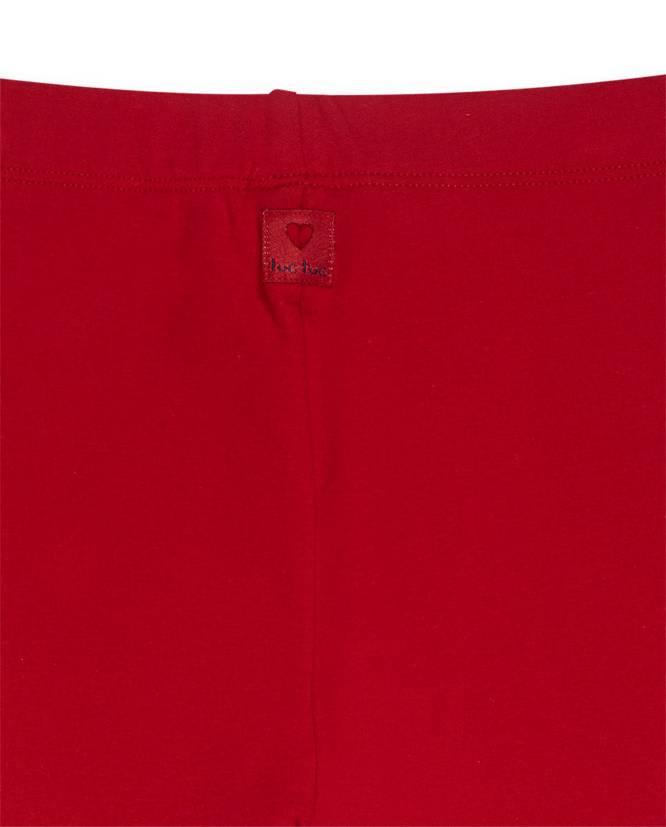 Legging felpa rojo niña Road to Adventure