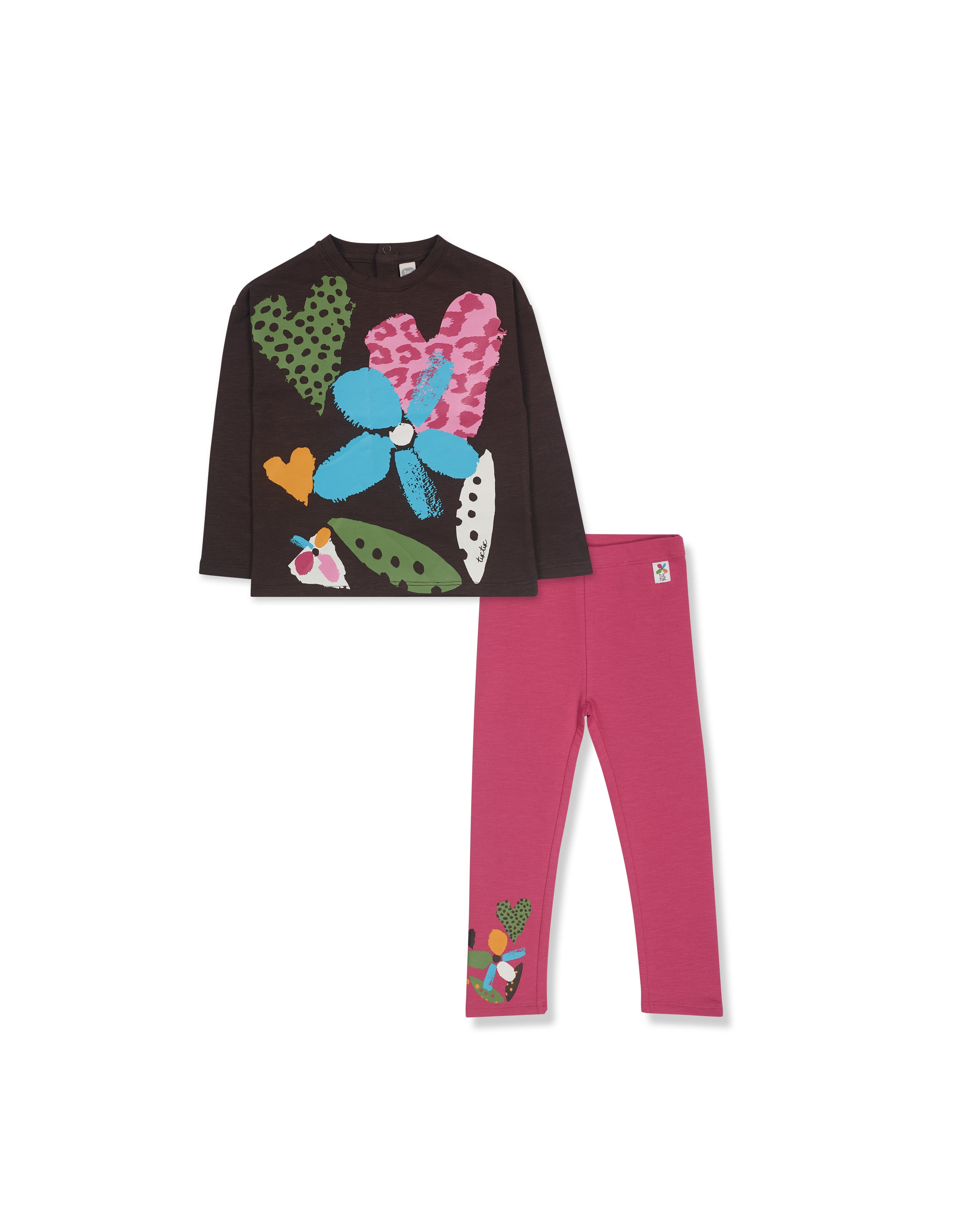 Conjunto felpa rosa de niña My Troop