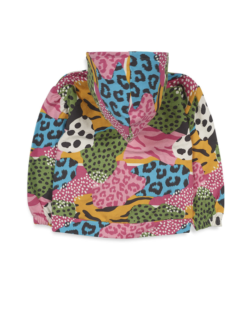 Chaqueta felpa rosa niña My Troop