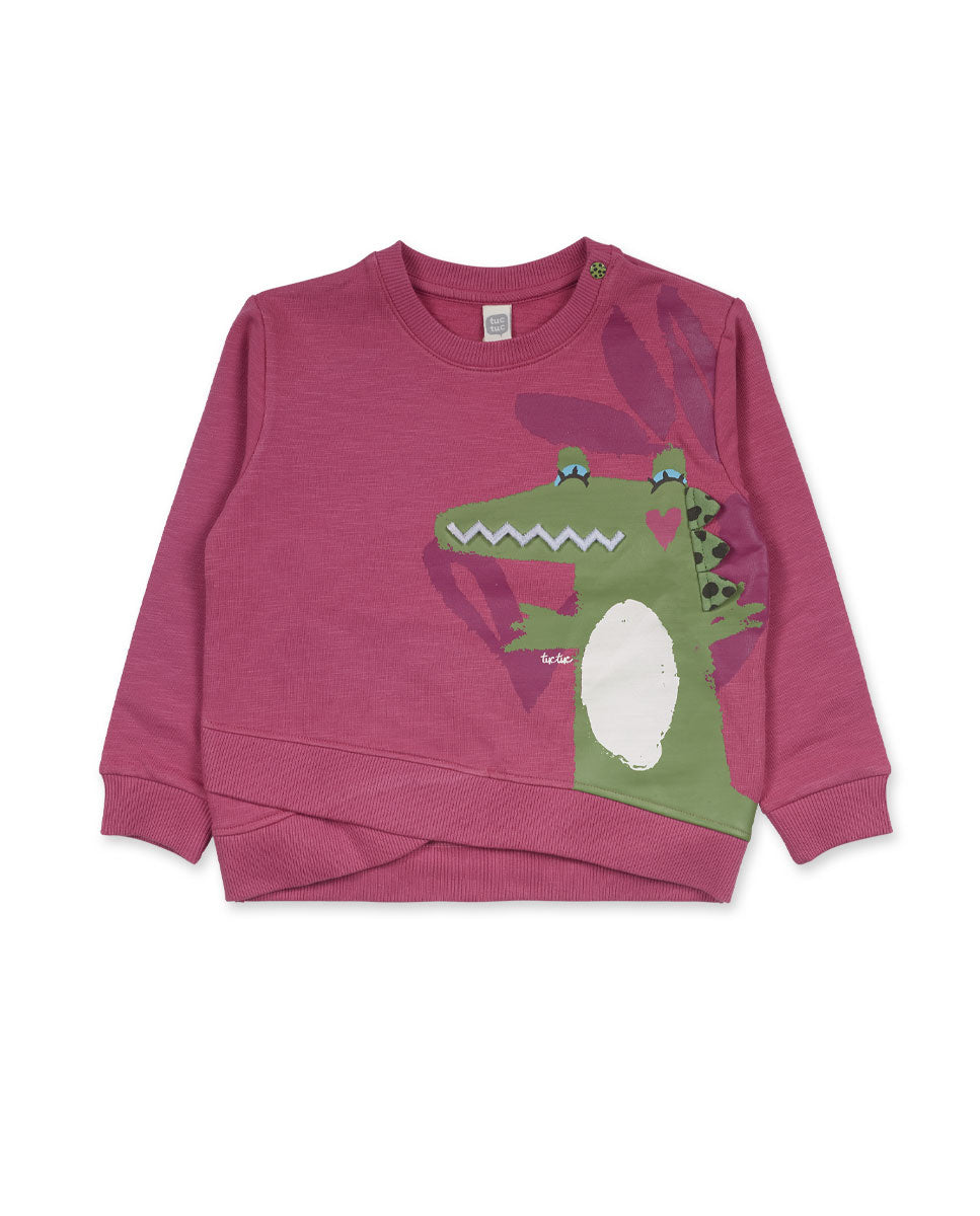 Sudadera felpa rosa niña My Troop