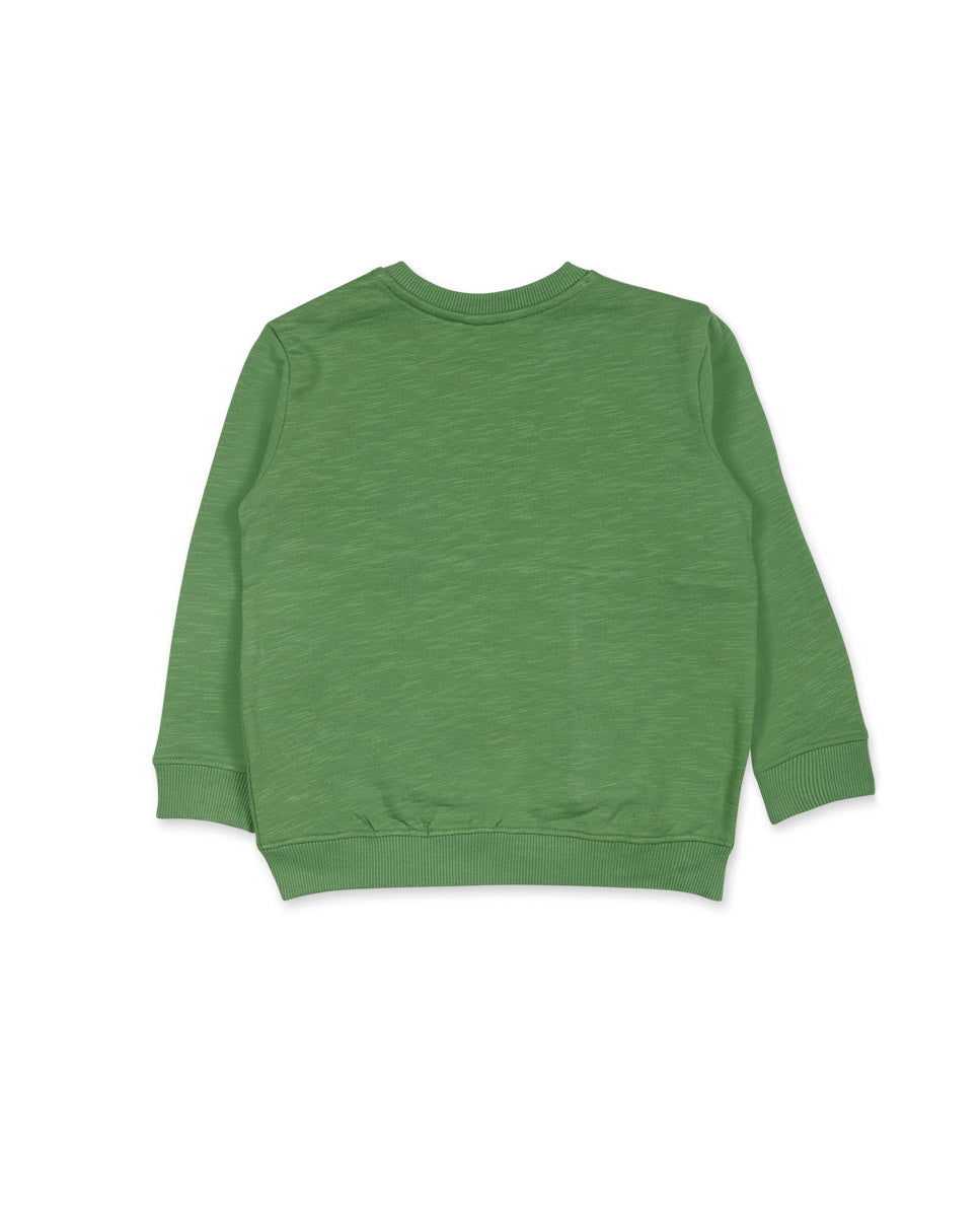 Sudadera felpa verde niño My Troop