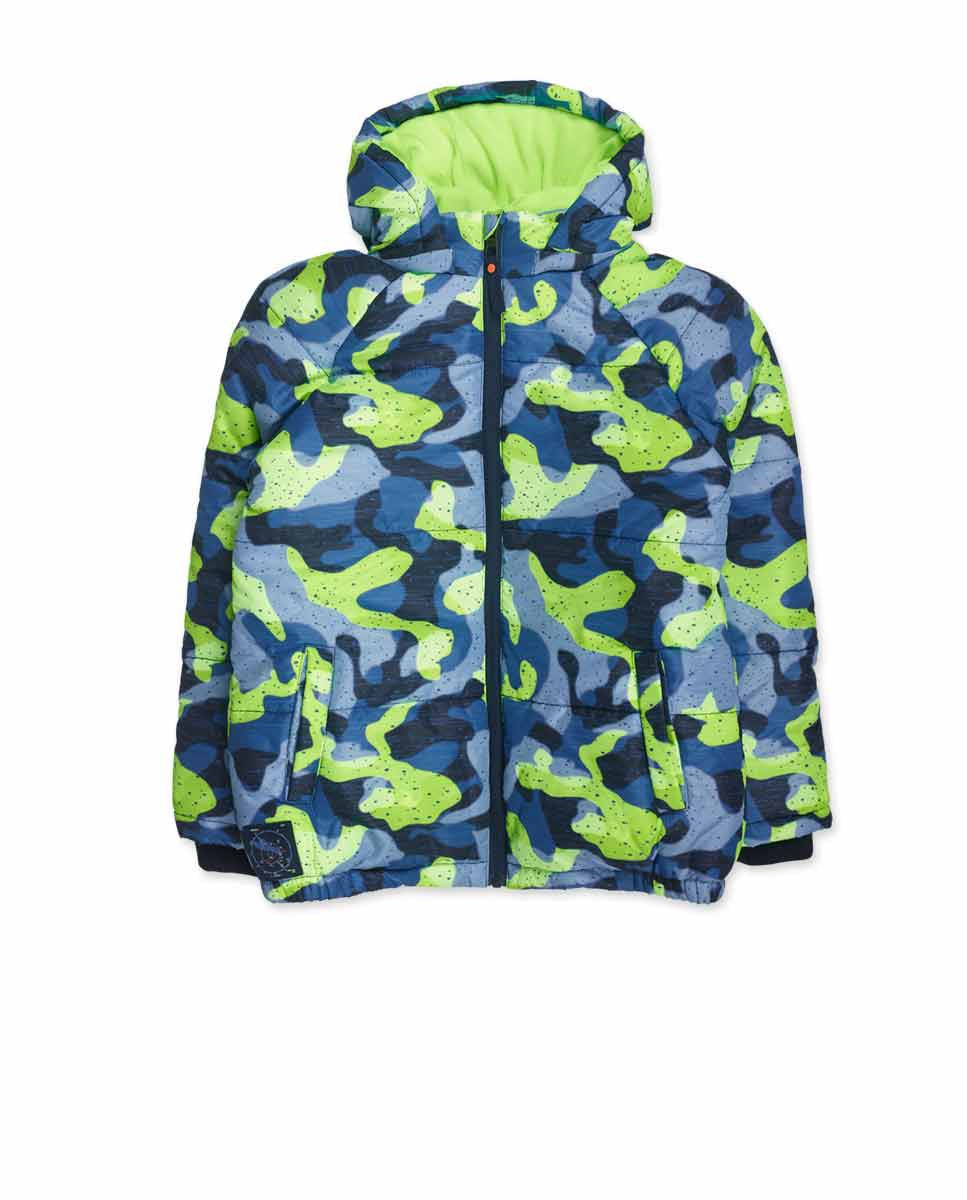 Parka acolchada azul niño Ocean Mistery