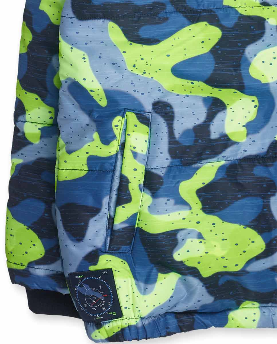 Parka acolchada azul niño Ocean Mistery