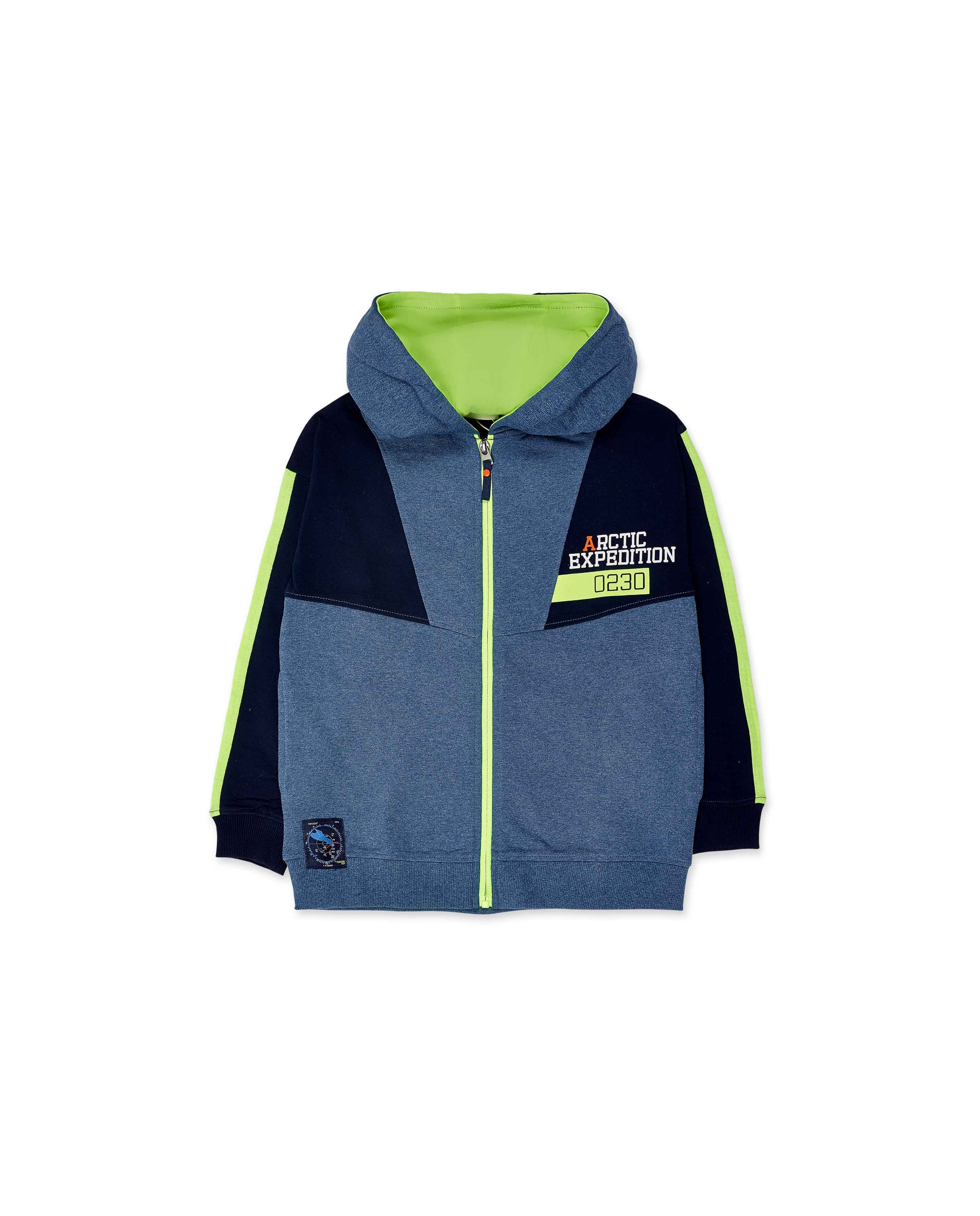 Chaqueta felpa azul niño Ocean Mistery