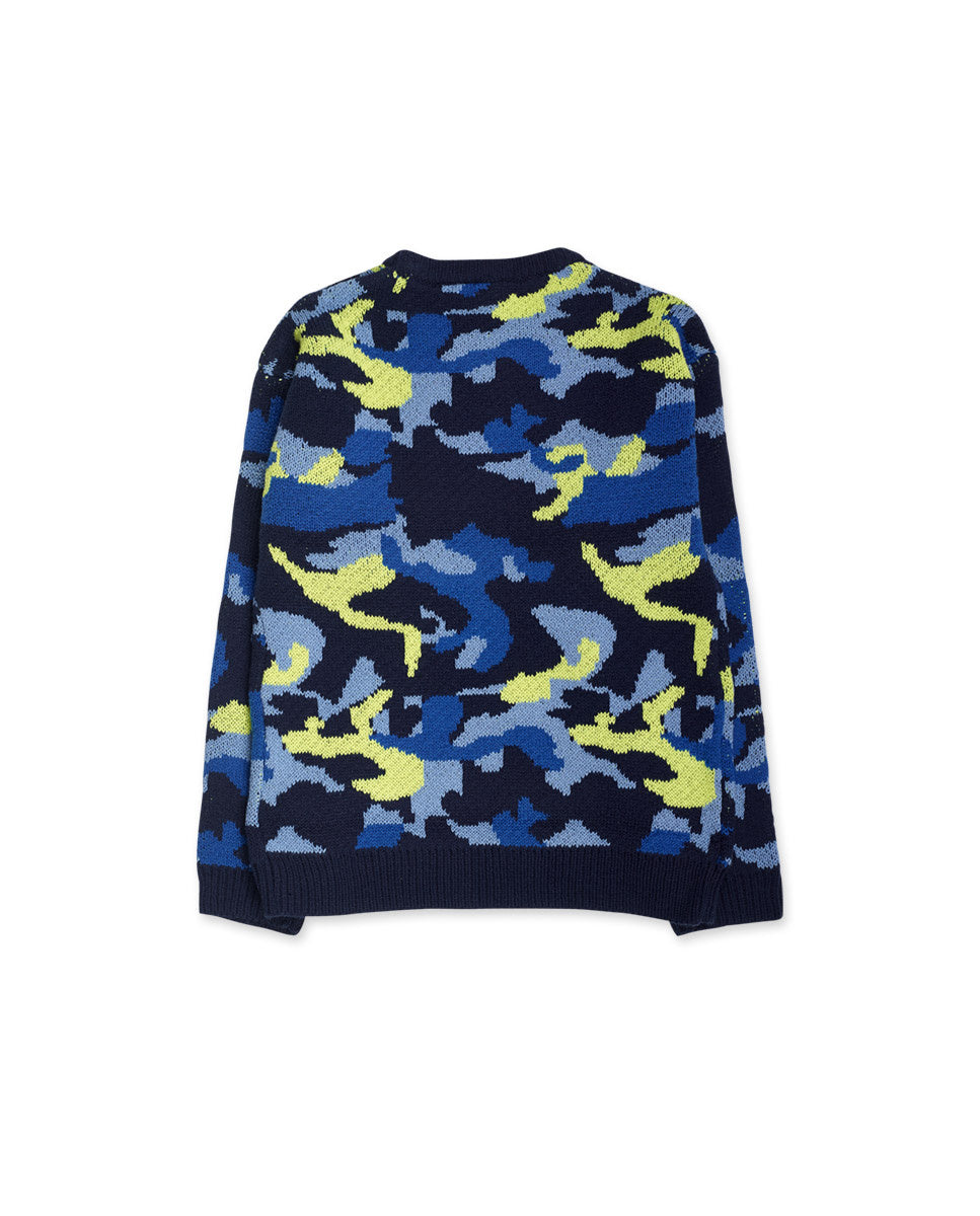 Jersey tricot azul niño Ocean Mistery
