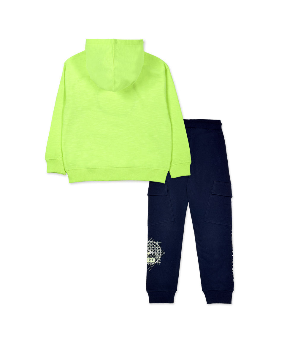 Conjunto felpa amarillo azul niño Ocean Mistery