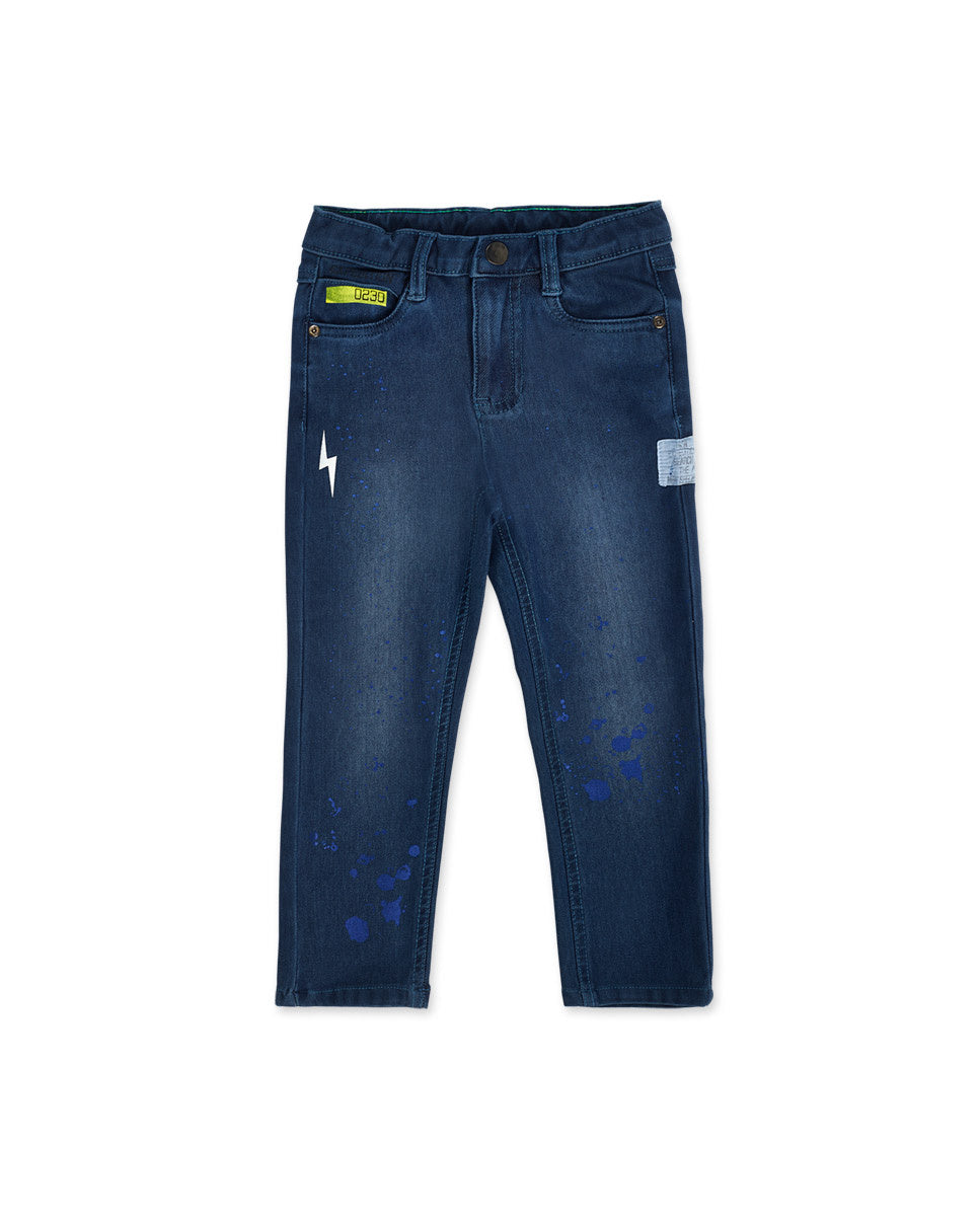 Pantalón punto azul niño Ocean Mistery