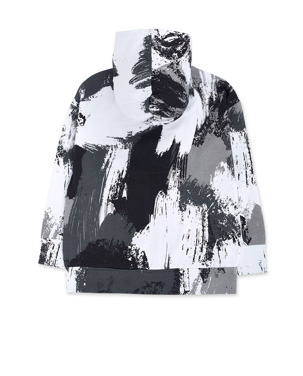 Chaqueta felpa blanco gris negro niño The New Artists