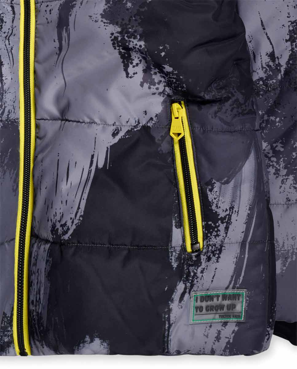 Parka acolchada gris niño The New Artists