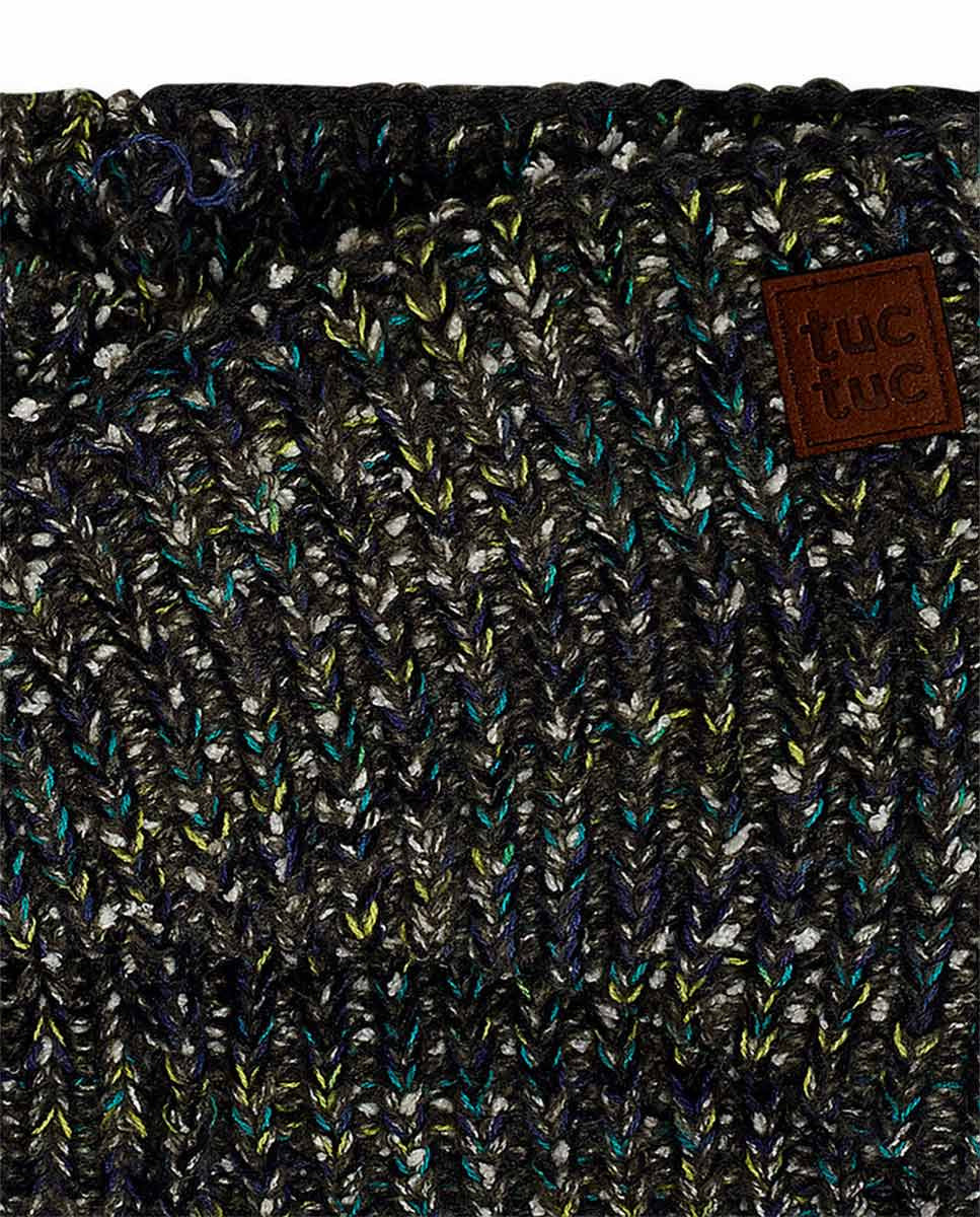 Gorro y cuello tricot gris niño The New Artists