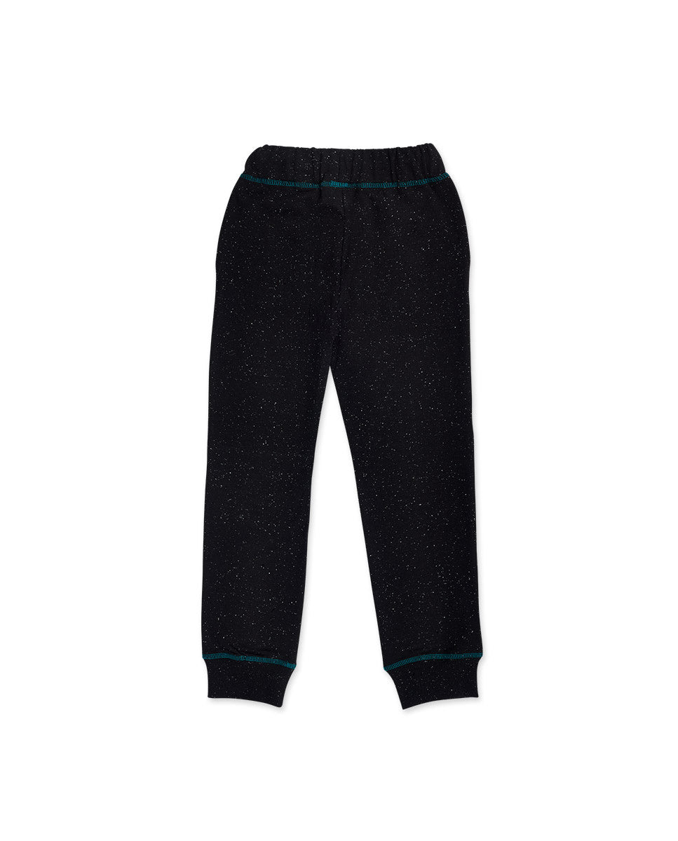 Pantalón felpa negro niño New Era
