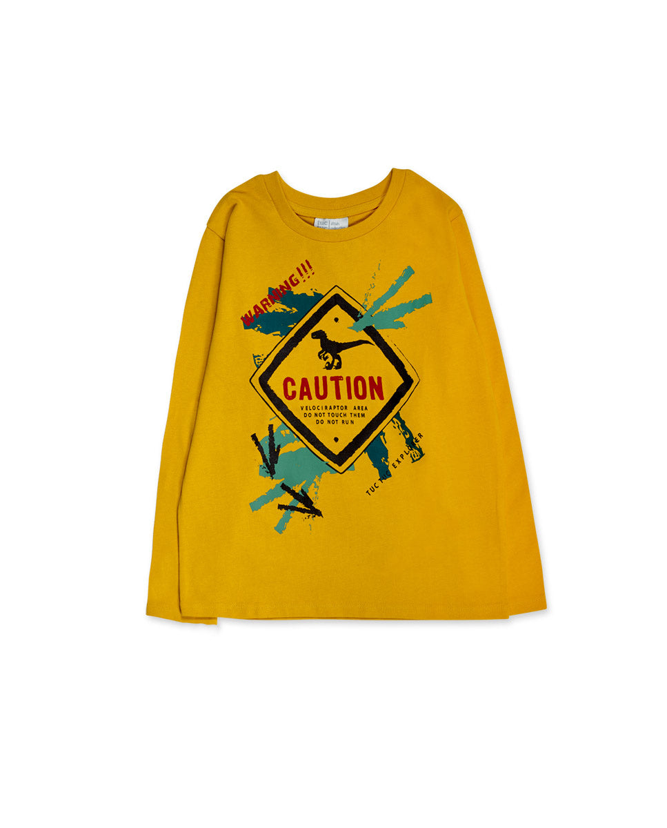Camiseta punto amarillo niño New Era